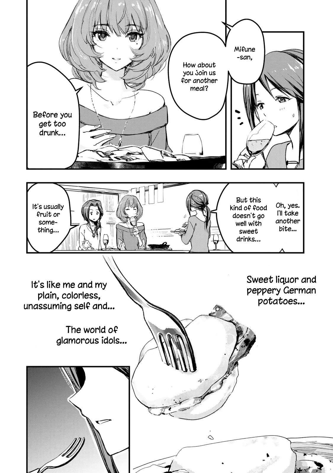 The [Email Protected] Cinderella Girls - After20 - Vol.1 Chapter 5: Mifune Miyu, German Potato And Sparkling Wine