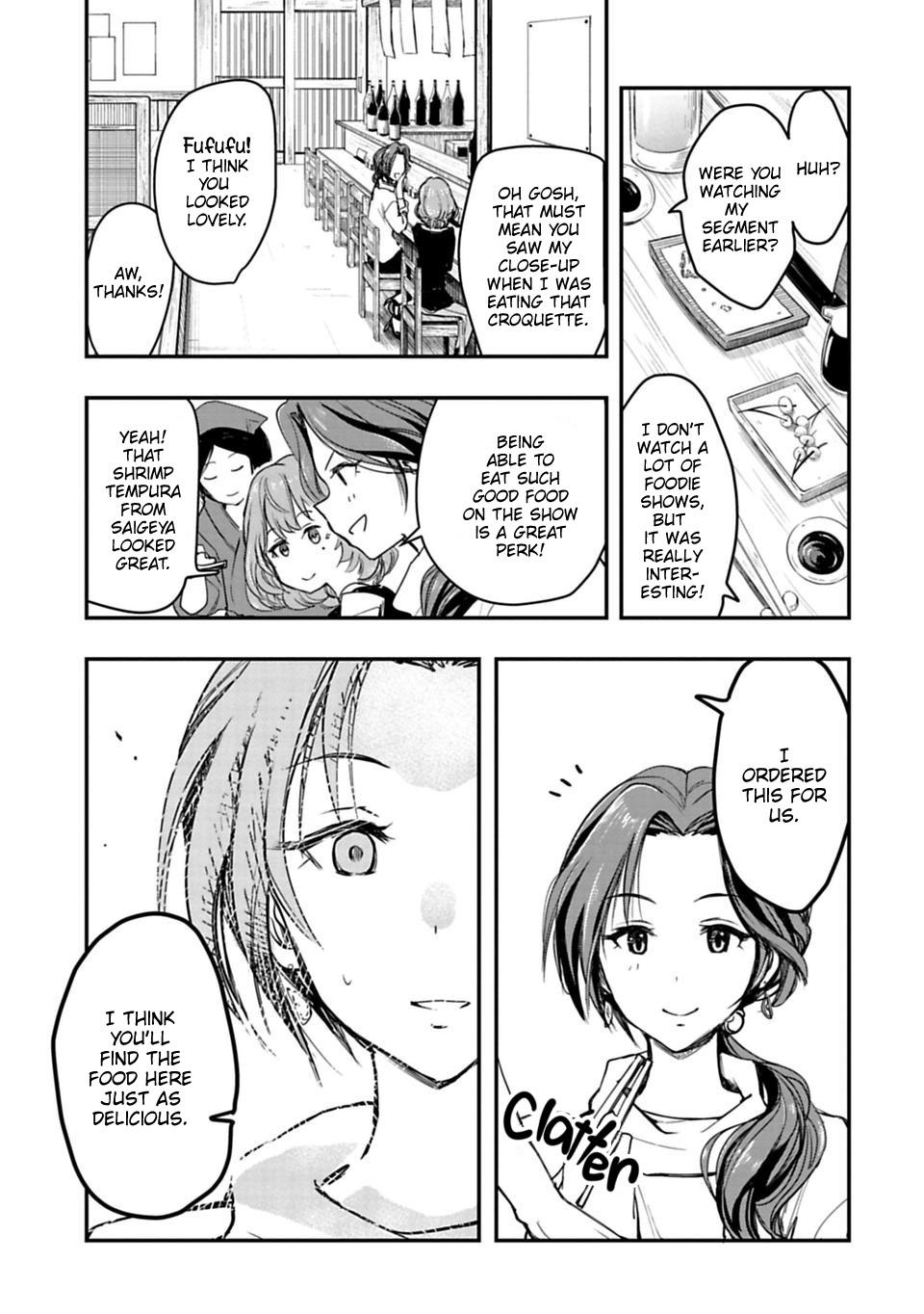 The [Email Protected] Cinderella Girls - After20 - Vol.1 Chapter 1: Kawashima Mizuki, Tempura, And Sake