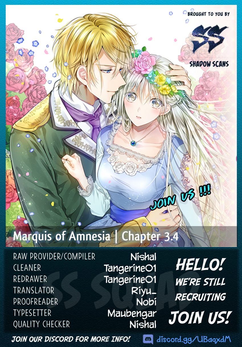 Marquis Of Amnesia - Chapter 3.4: The Fear Behind Closed Eyes Part 4