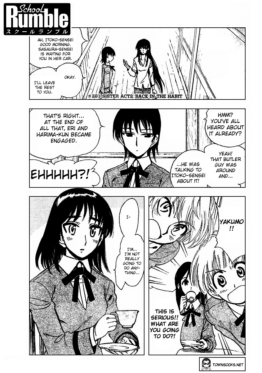 School Rumble - Vol.22 Chapter 281: Sister Act 2: Back In The Habit