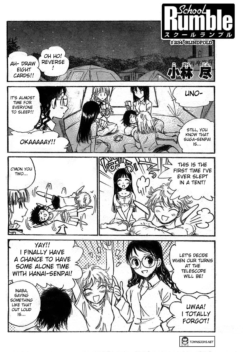 School Rumble - Vol.19 Chapter 234: Blindfold