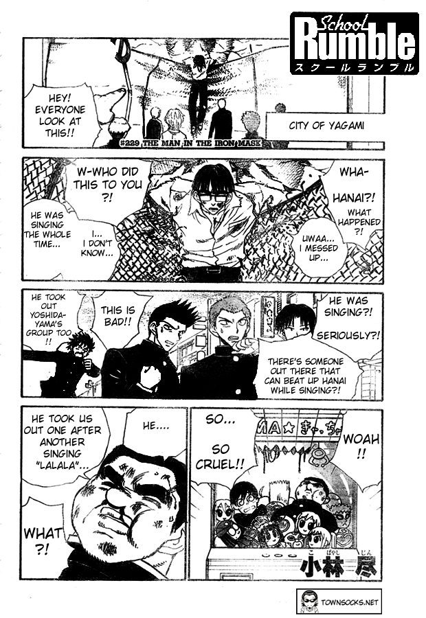 School Rumble - Vol.19 Chapter 229: The Man In The Iron Mask