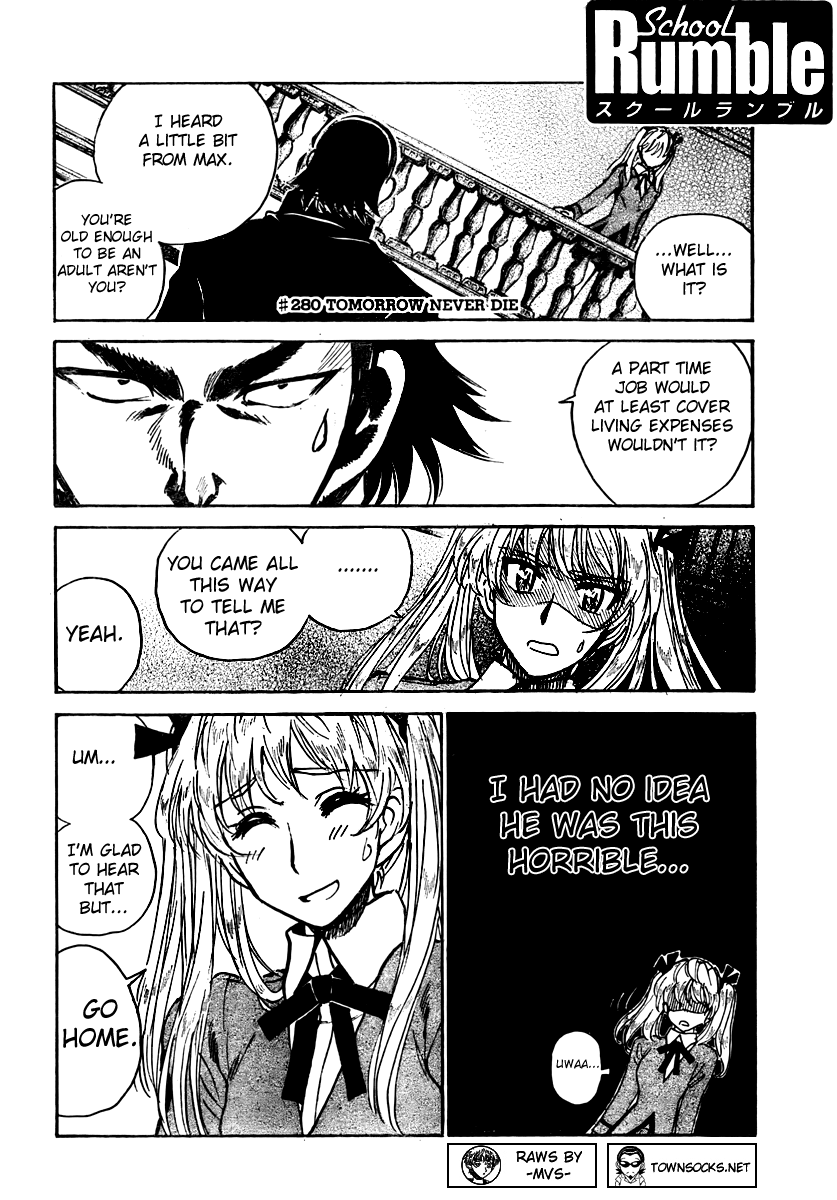 School Rumble - Vol.22 Chapter 280: Tomorrow Never Dies