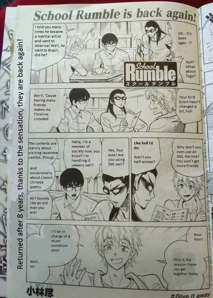 School Rumble - Vol.22 Chapter 283.3: Give It Away