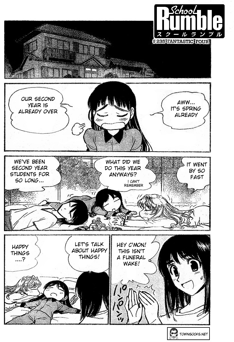 School Rumble - Vol.19 Chapter 235: Fantastic Four