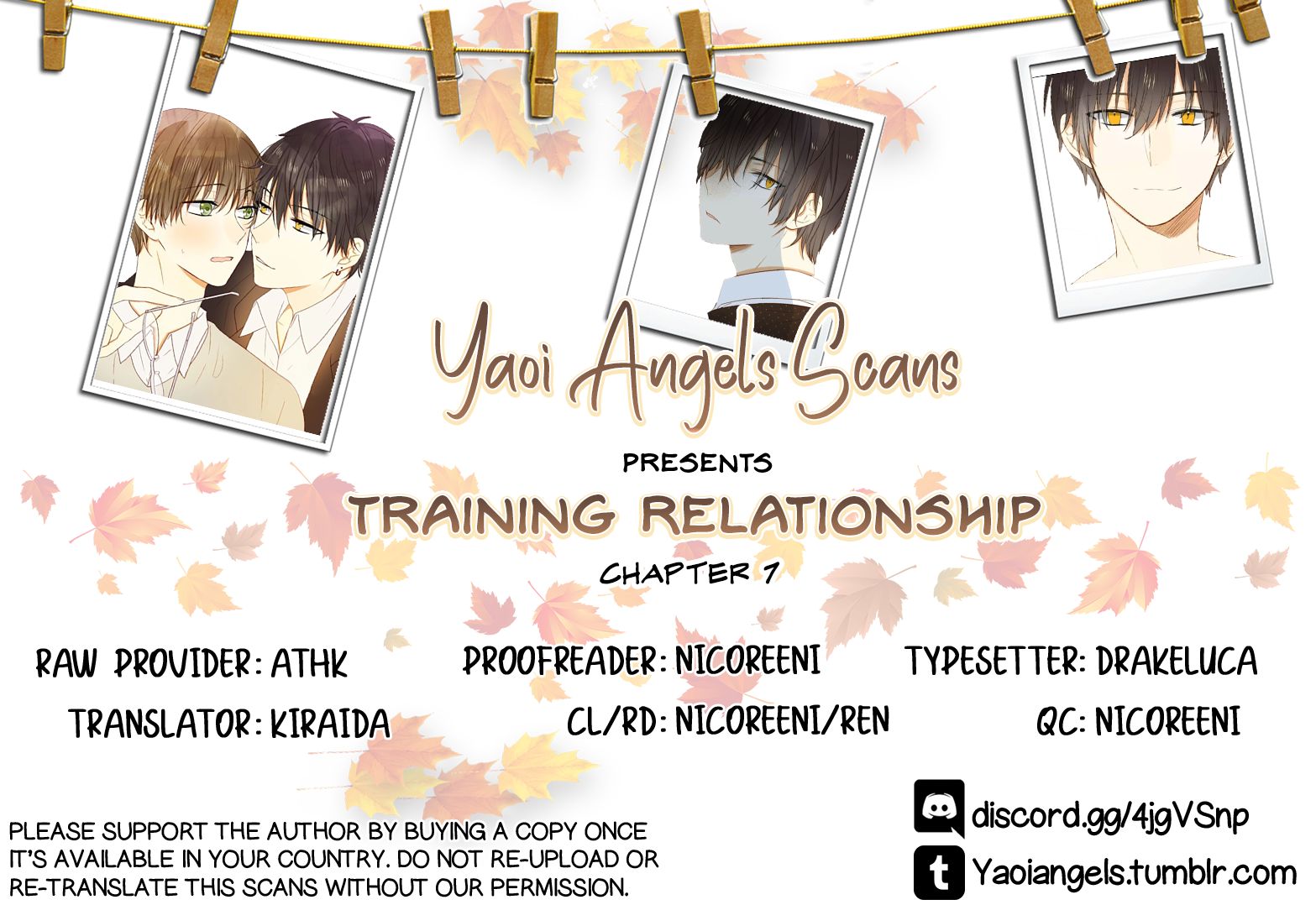 Training Relationship - Chapter 7