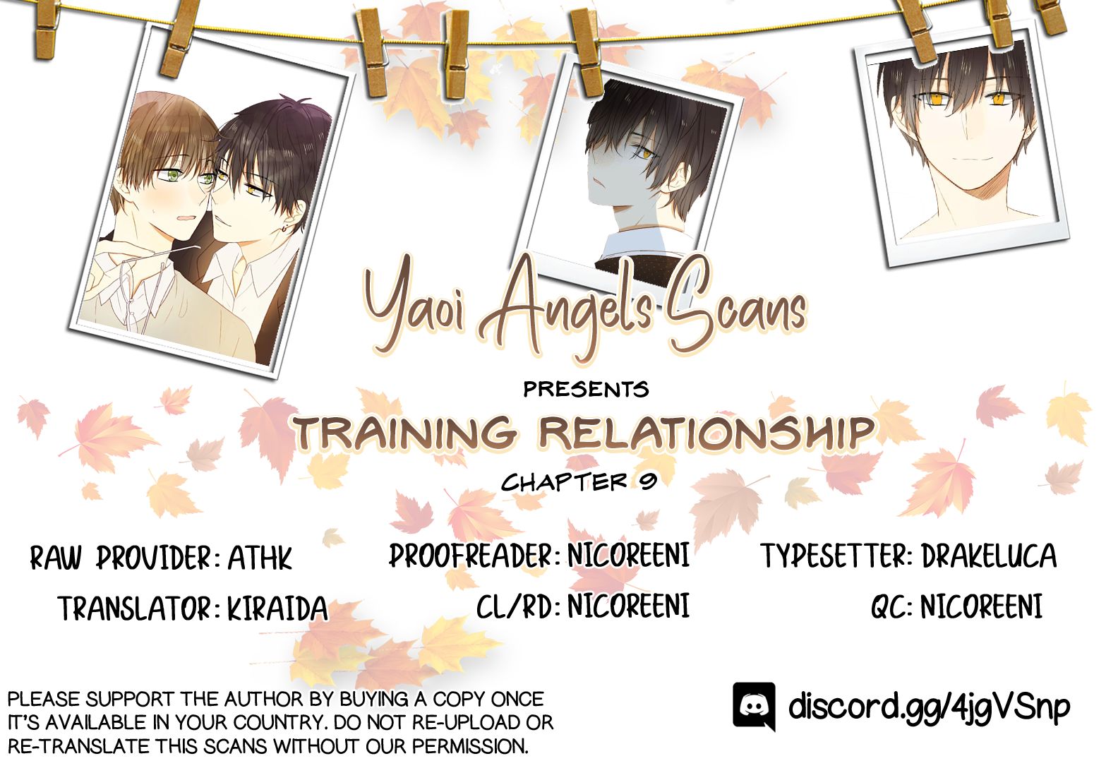 Training Relationship - Chapter 9