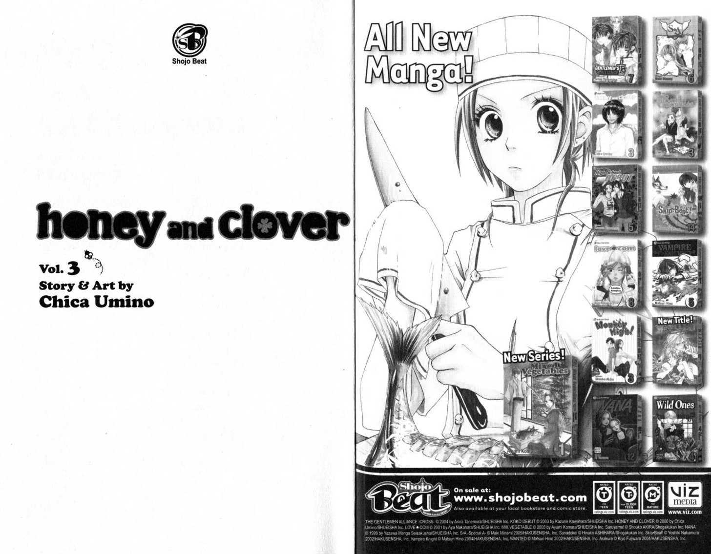 Hachimitsu To Clover - Vol.3 Chapter 16 : [Includes Chapters 16-21, Bonus Chapter]