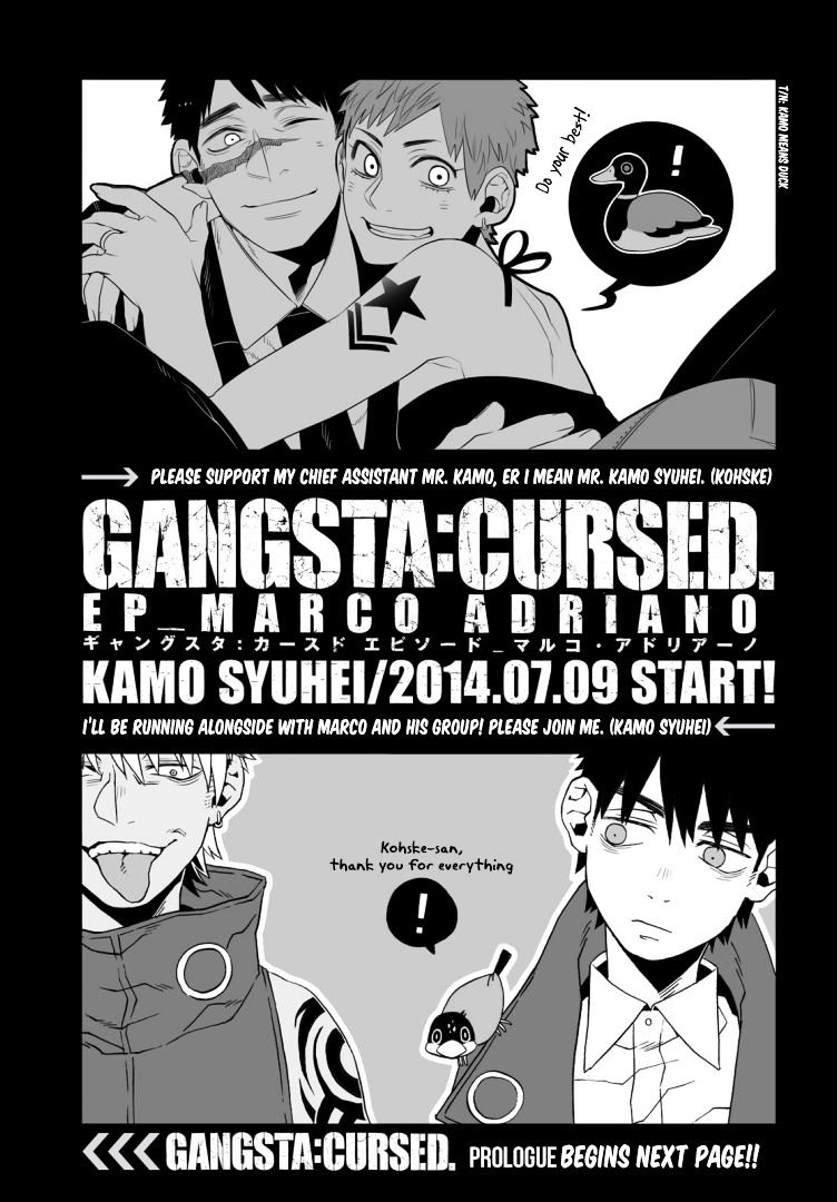 Gangsta.:cursed. - Ep_Marco Adriano - Chapter 0 : Prologue