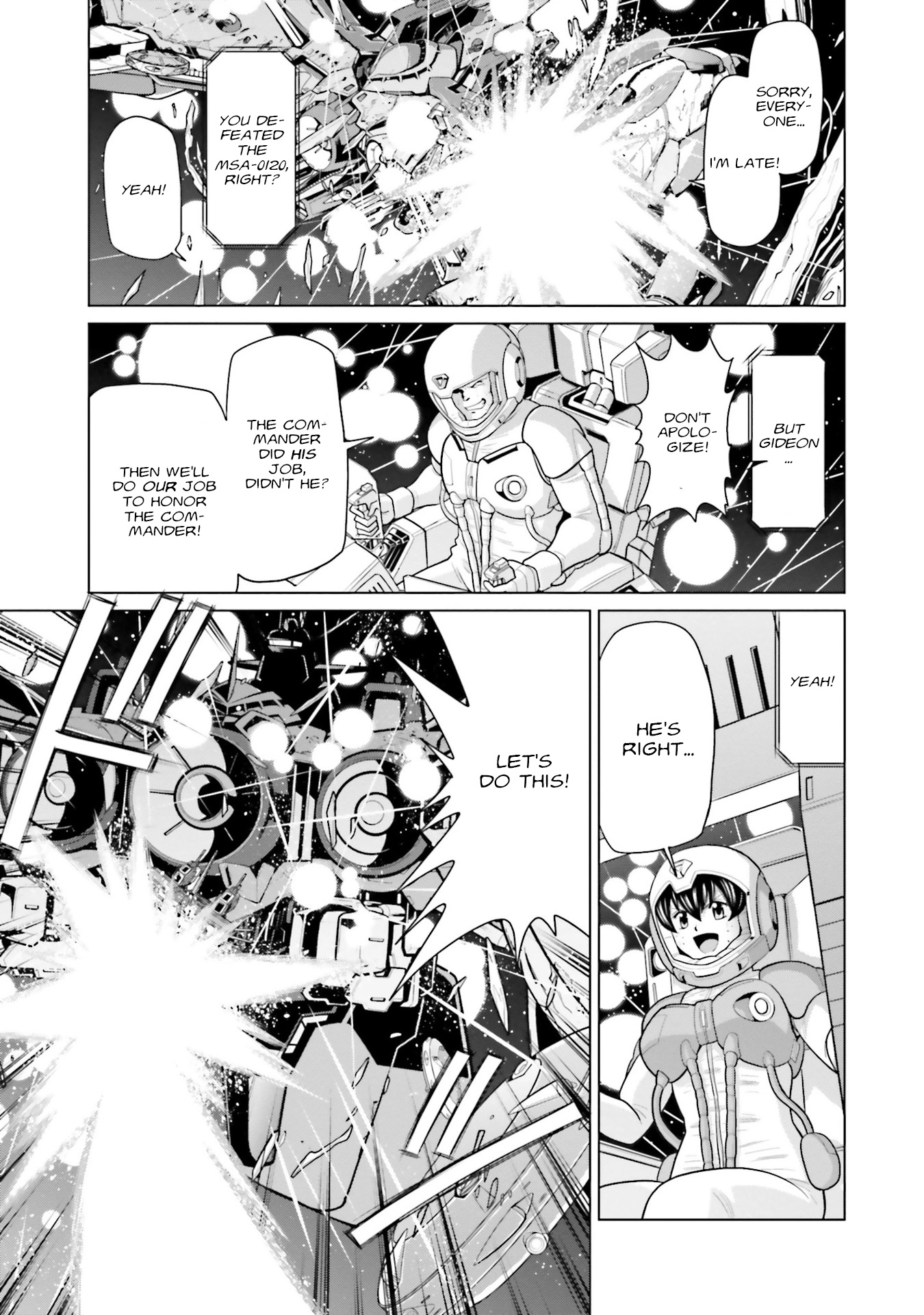 Mobile Suit Gundam F90 Ff - Vol.11 Chapter 43: Lodestar Of The Shooting Stars