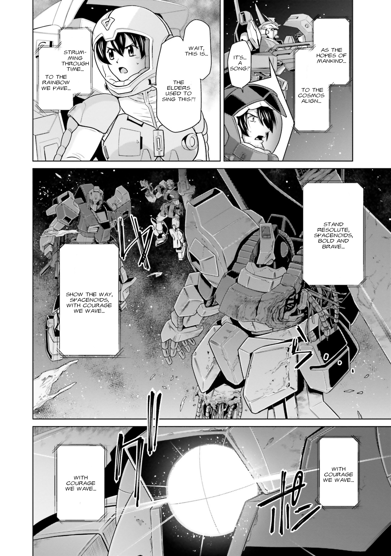 Mobile Suit Gundam F90 Ff - Vol.9 Chapter 36: Pray Of Ours