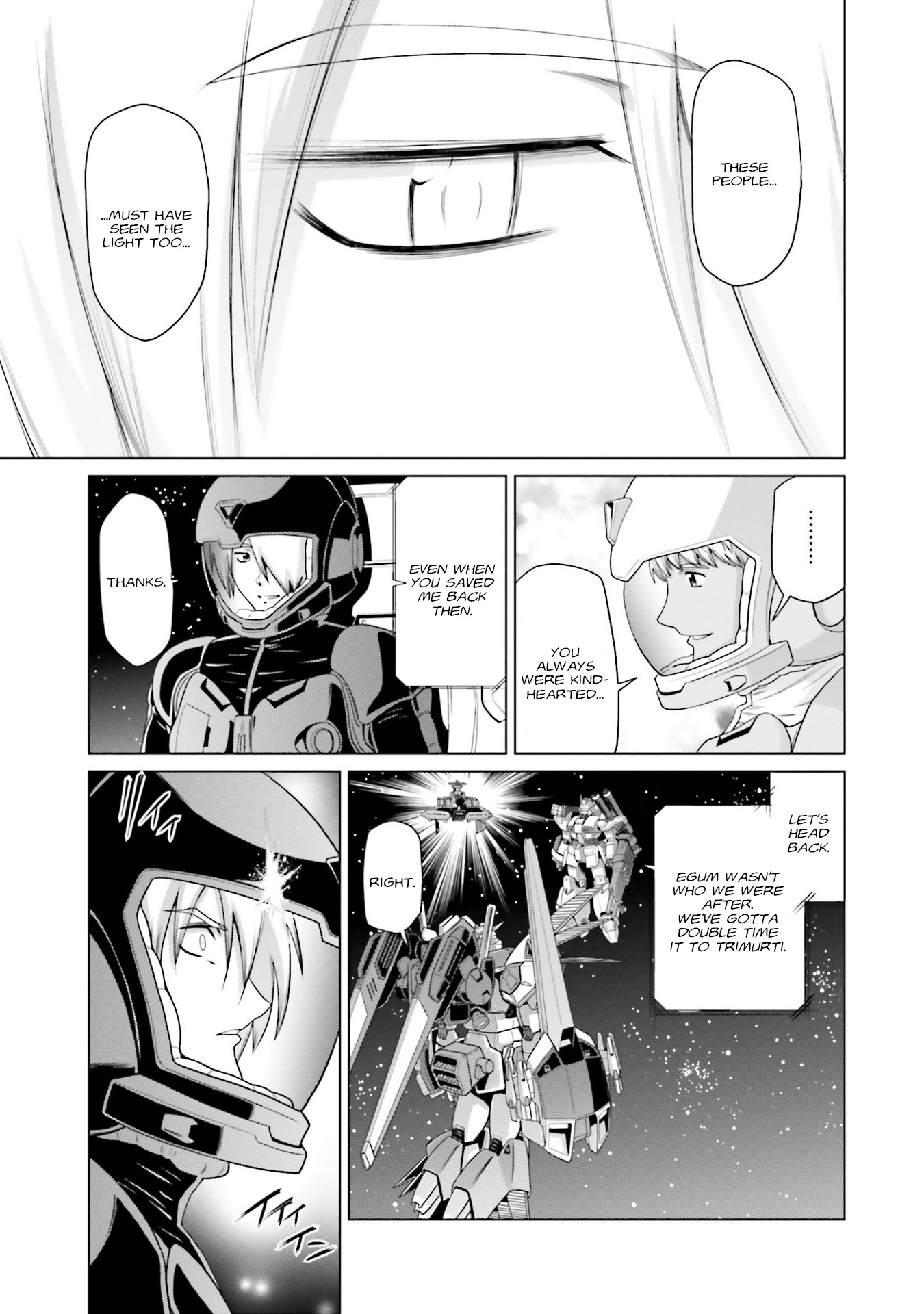 Mobile Suit Gundam F90 Ff - Vol.9 Chapter 36: Pray Of Ours