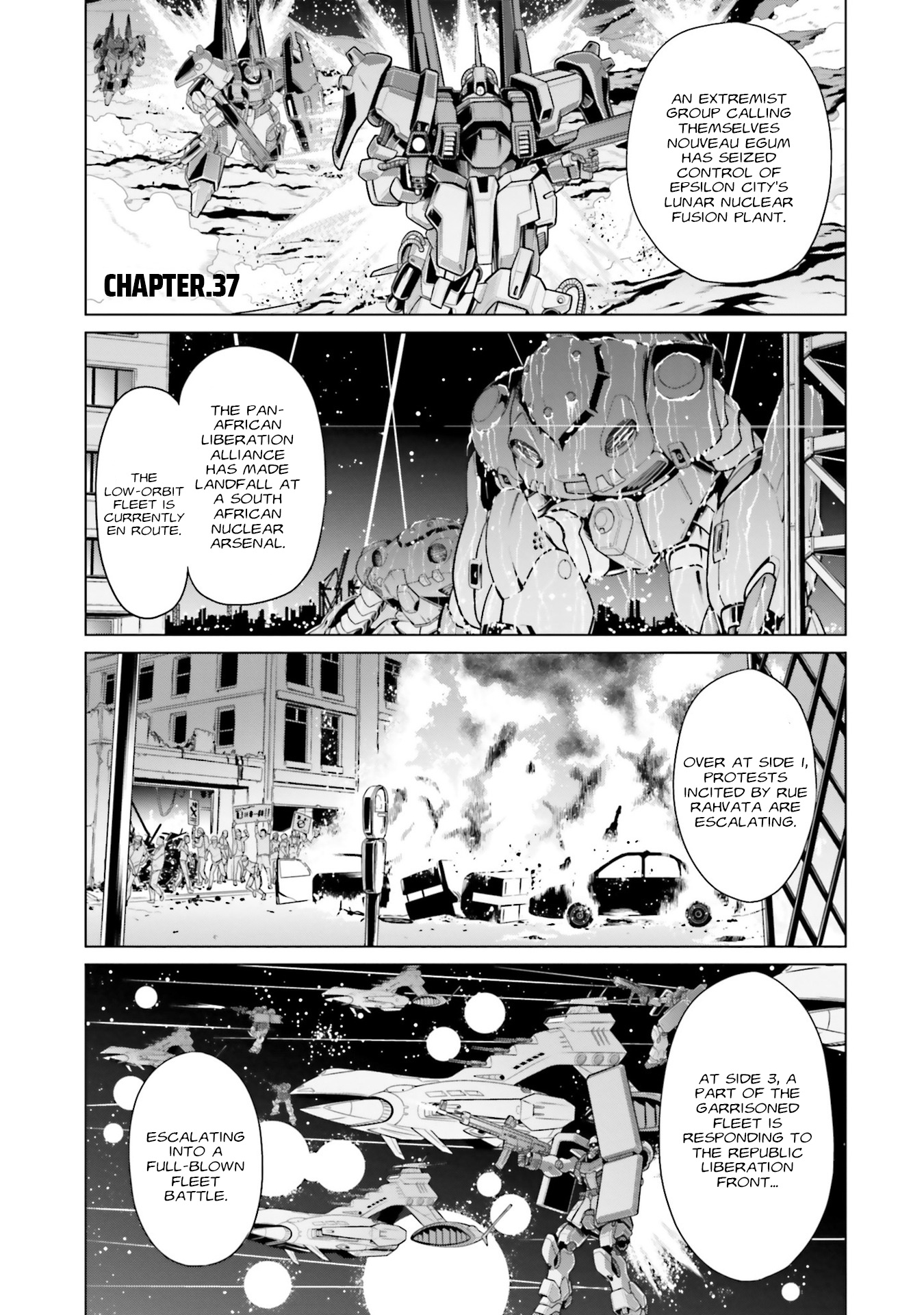 Mobile Suit Gundam F90 Ff - Vol.9 Chapter 37: A Very Small War