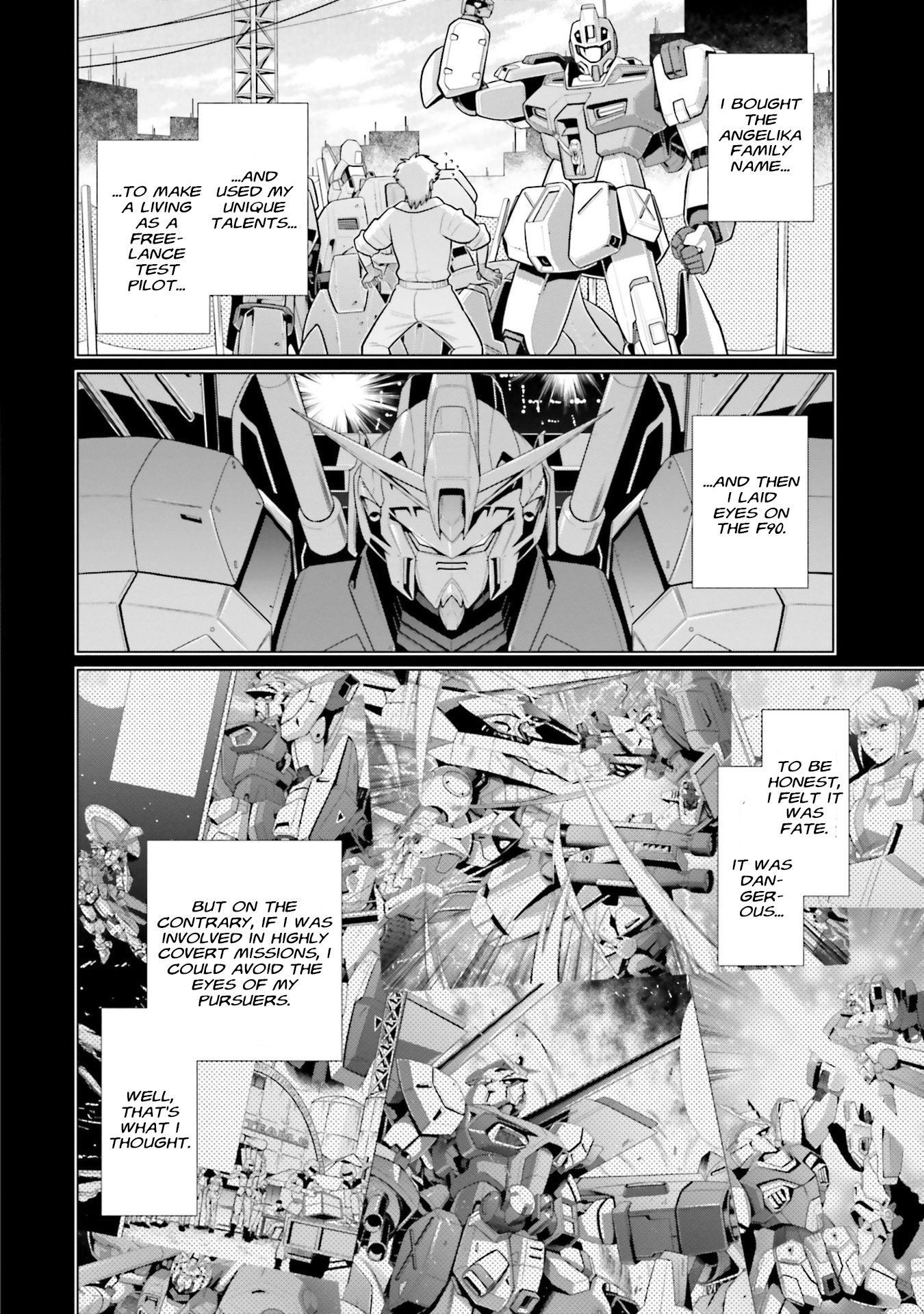 Mobile Suit Gundam F90 Ff - Vol.10 Chapter 40: Patsy's Monologue