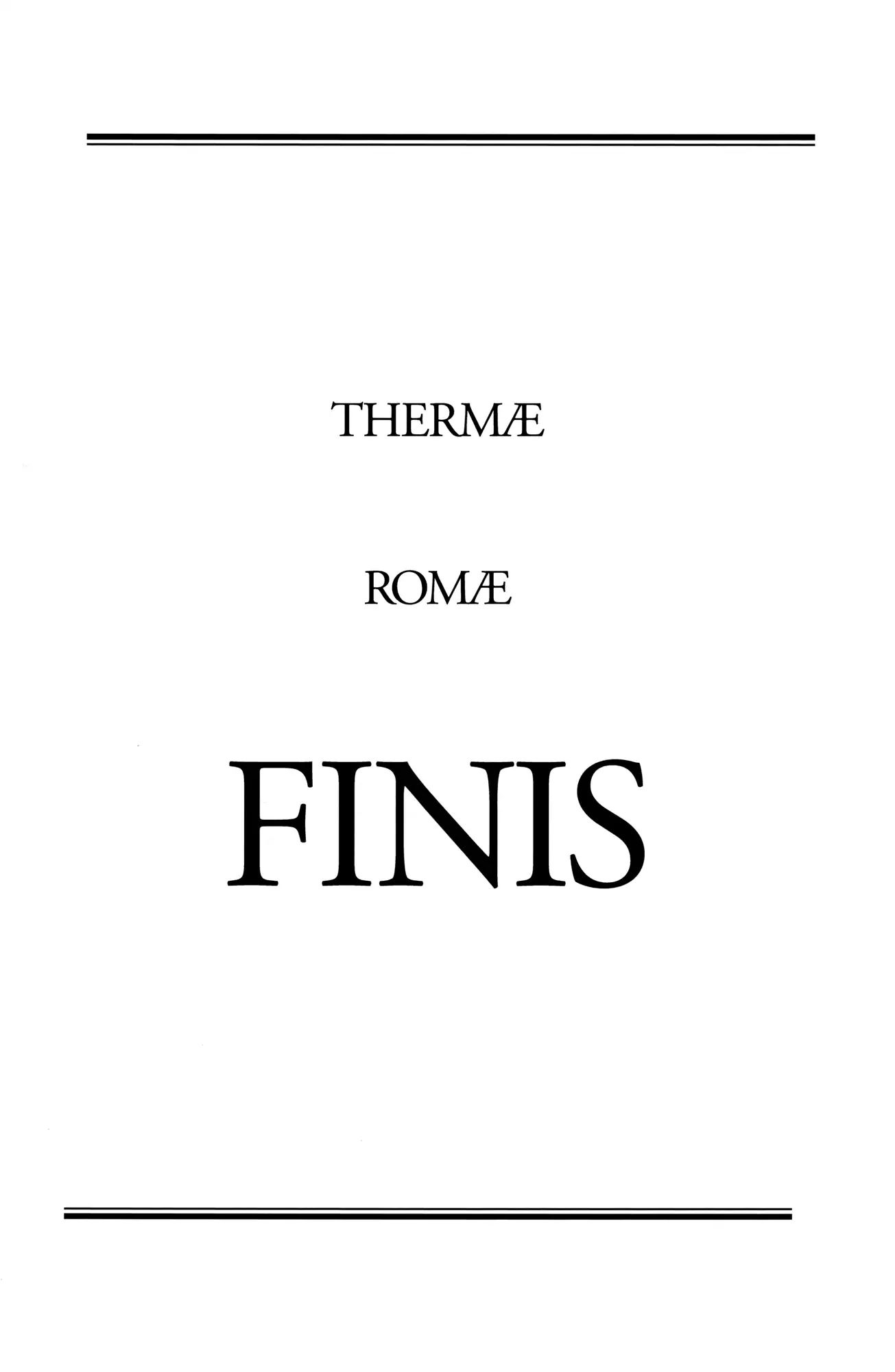 Thermae Romae - Final Chapter [End]