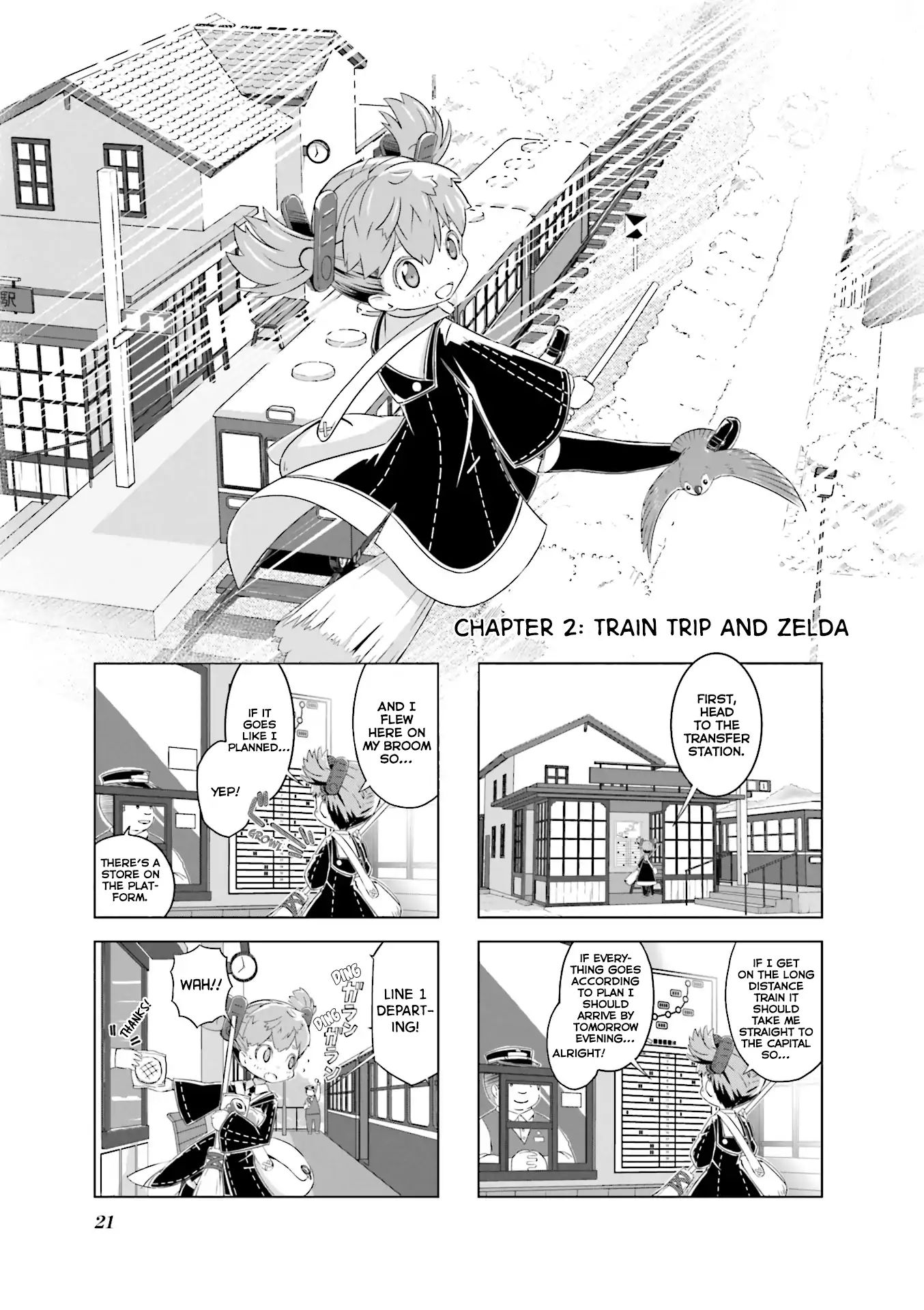 Hirogaru Chizu To Houkiboshi - Vol.1 Chapter 3: Train Trip And Zelda