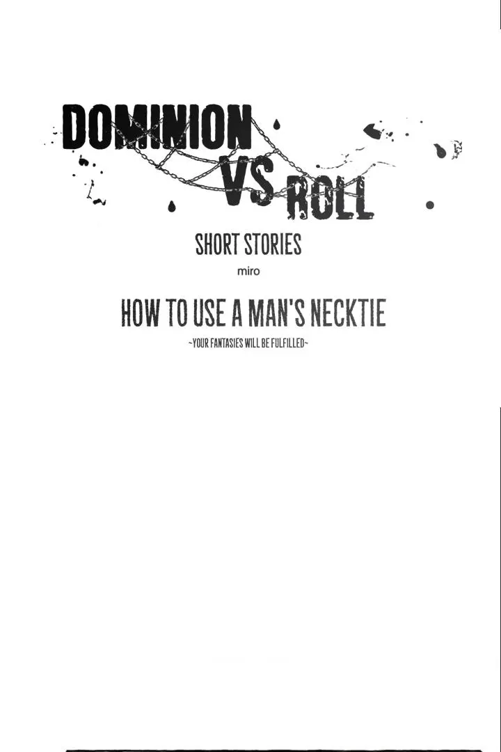 How To Use A Man's Necktie - Chapter 1