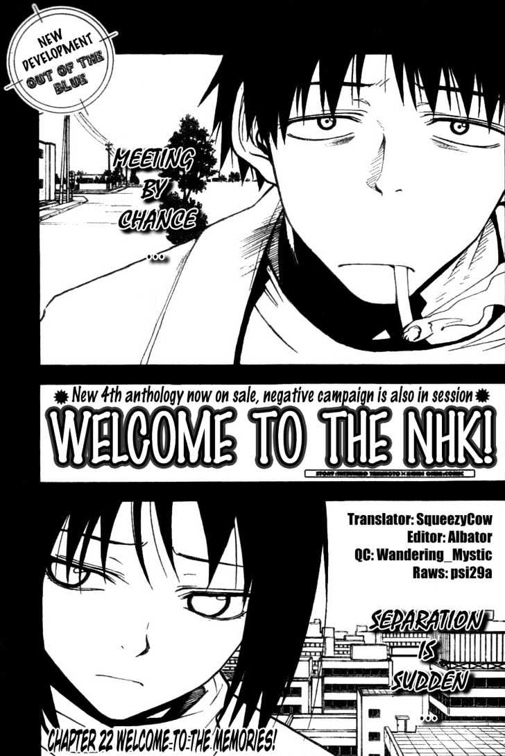 Nhk Ni Youkoso! - Vol.5 Chapter 22 : Welcome To The Memories!