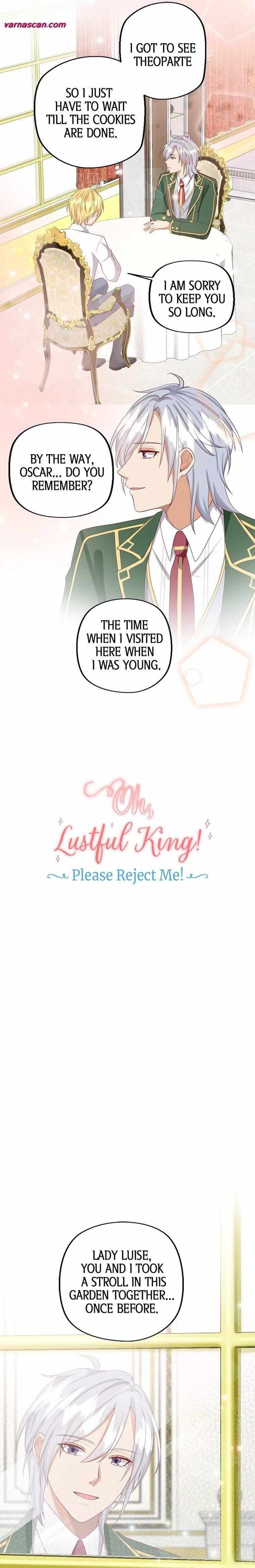 Oh, Lustful King! Please Reject Me! - Chapter 12