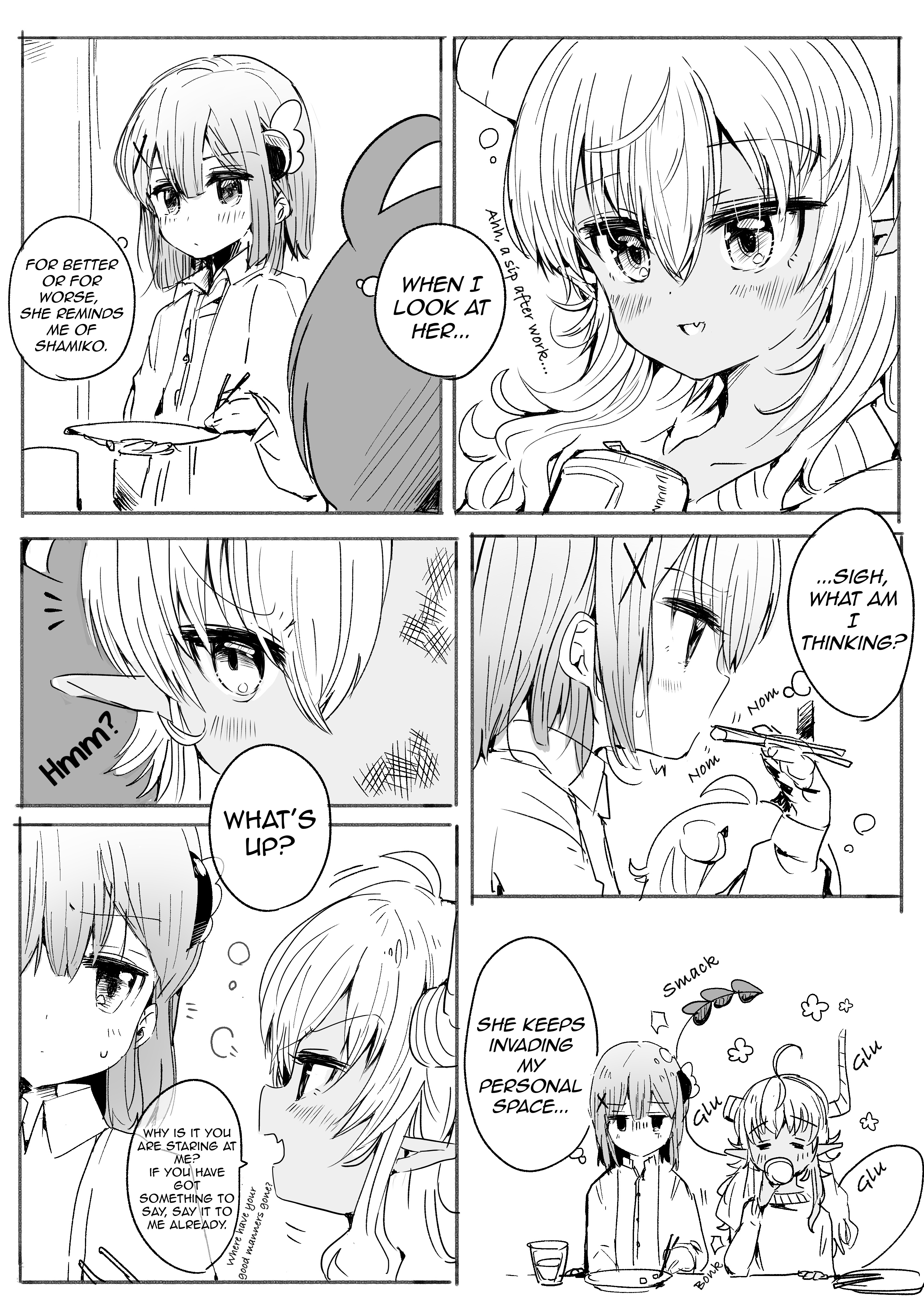 Tamuhei's Machikado Mazoku Twitter Manga (Doujin) - Chapter 5