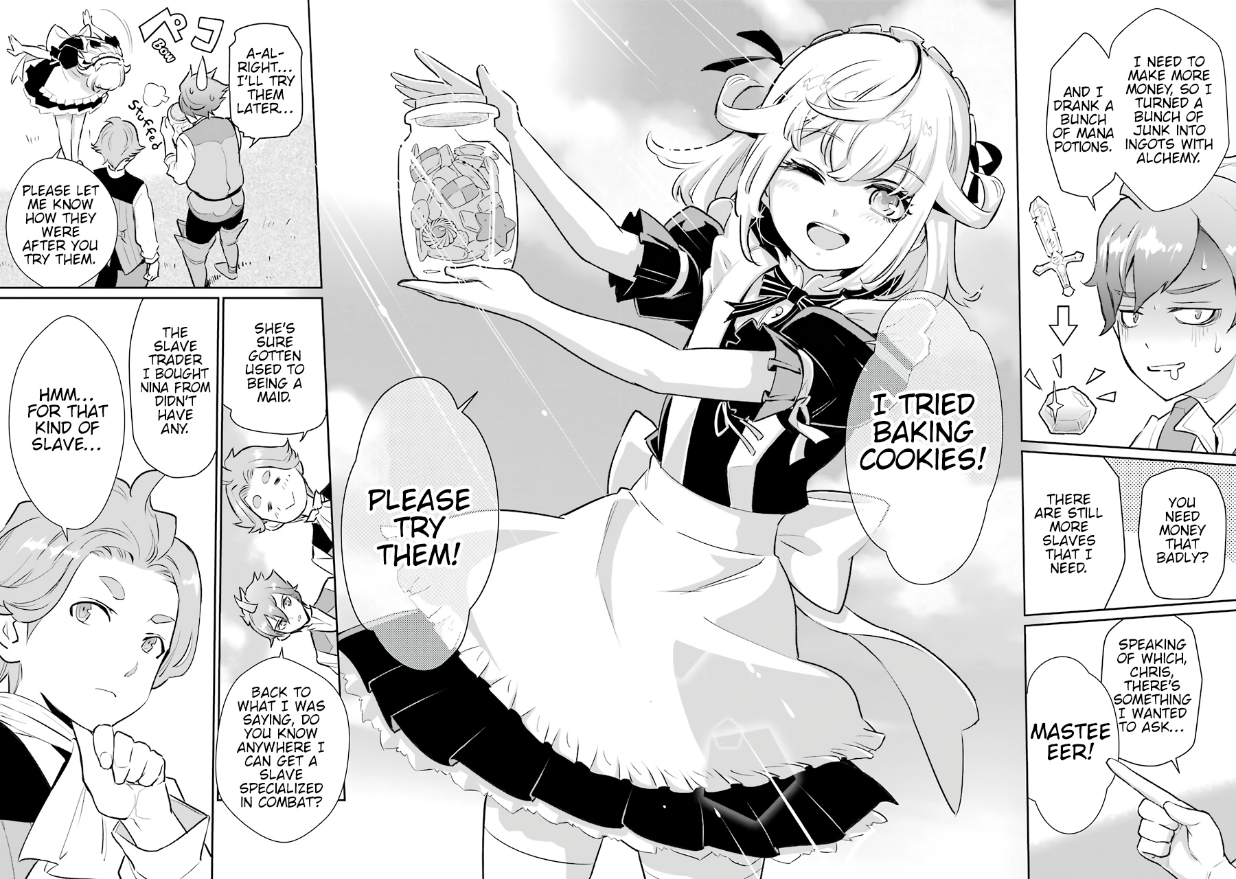 Ochikobore Kuni O Deru ~ Jitsuwa Sekai De 4 Hitome No Fuyo-Jutsu-Shidatta Kudan Ni Tsuite ~ - Vol.2 Chapter 7: Chef Girl, Nina.