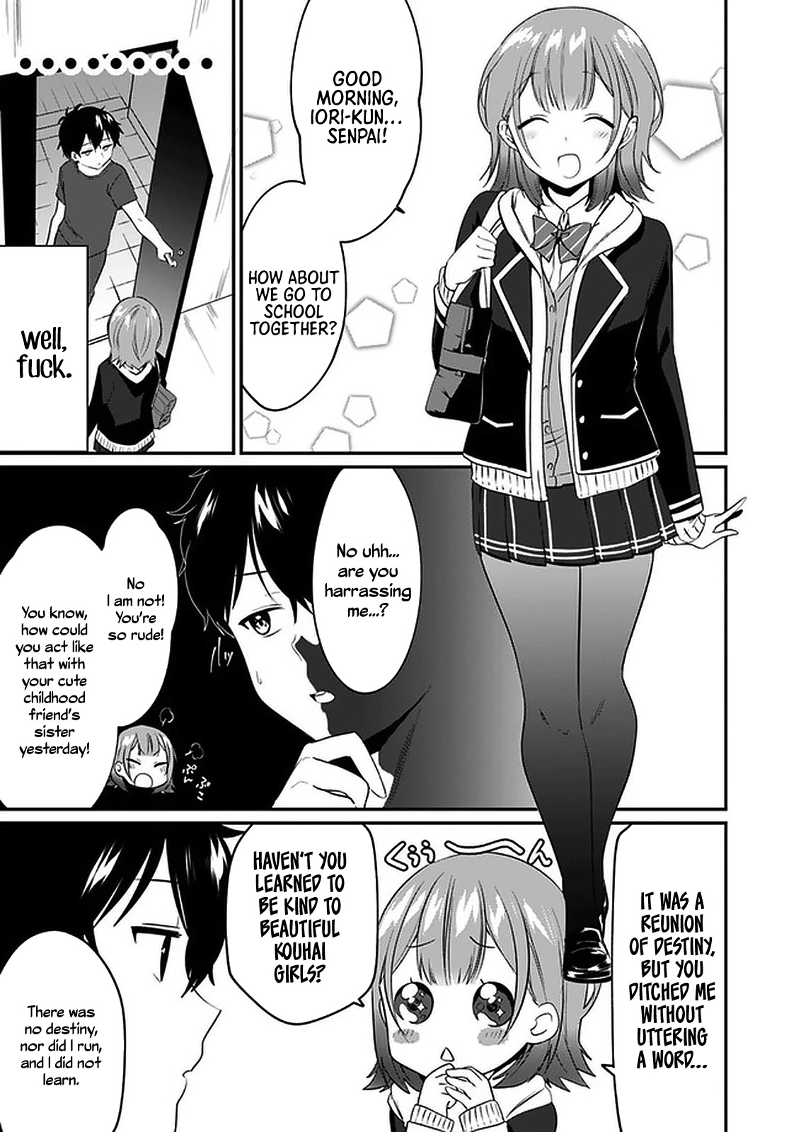 Right Now, She's Still My Childhood Friend's Sister. - Chapter 1