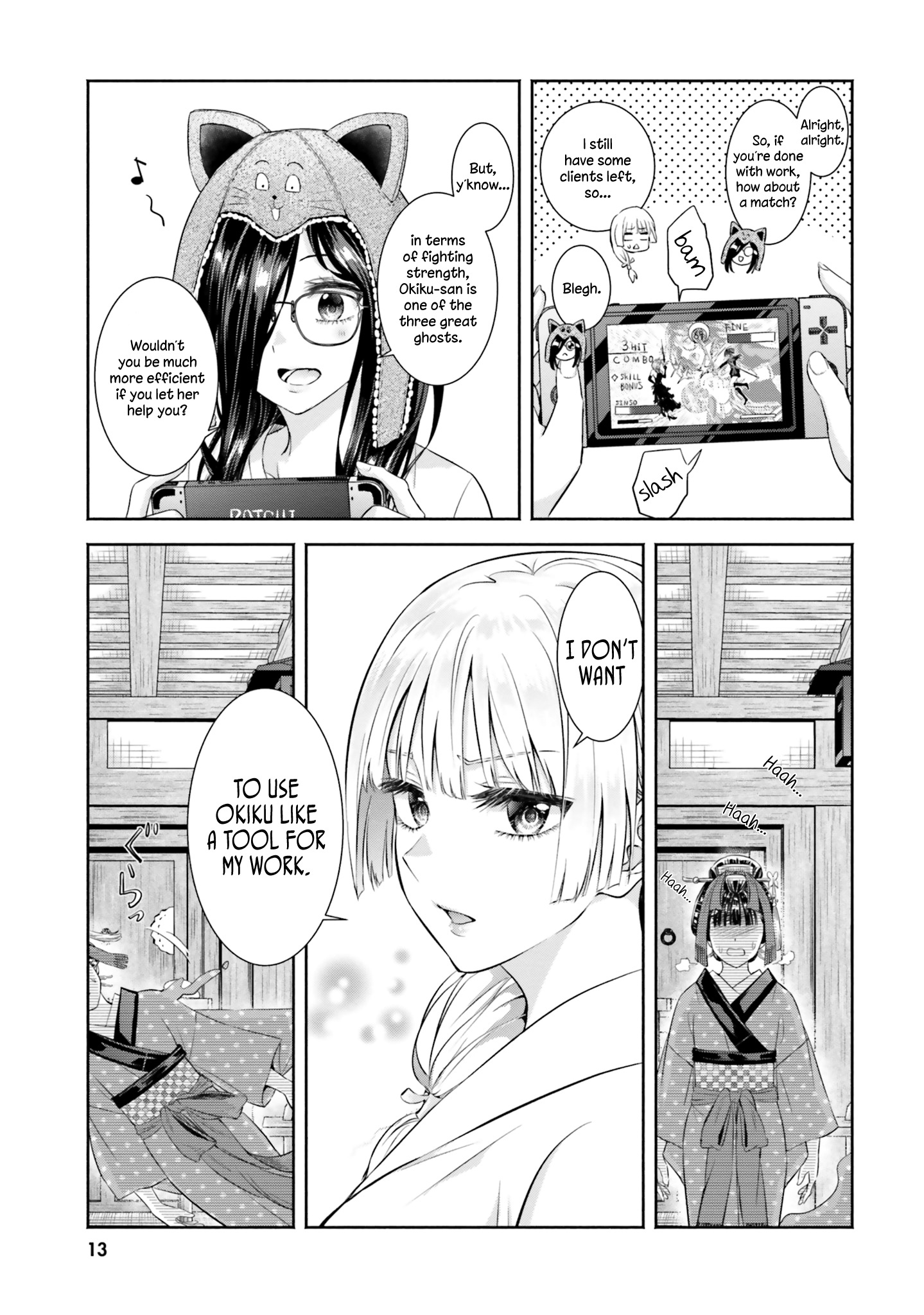 Okiku-San Wa Ichatsukitai - Vol.2 Chapter 6: Okiku-San Wants To Unite