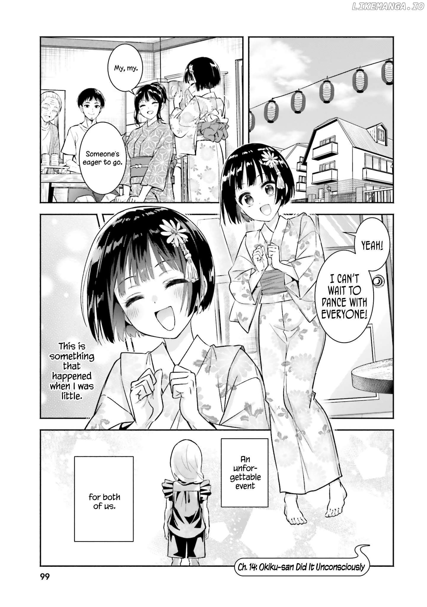 Okiku-San Wa Ichatsukitai - Chapter 14