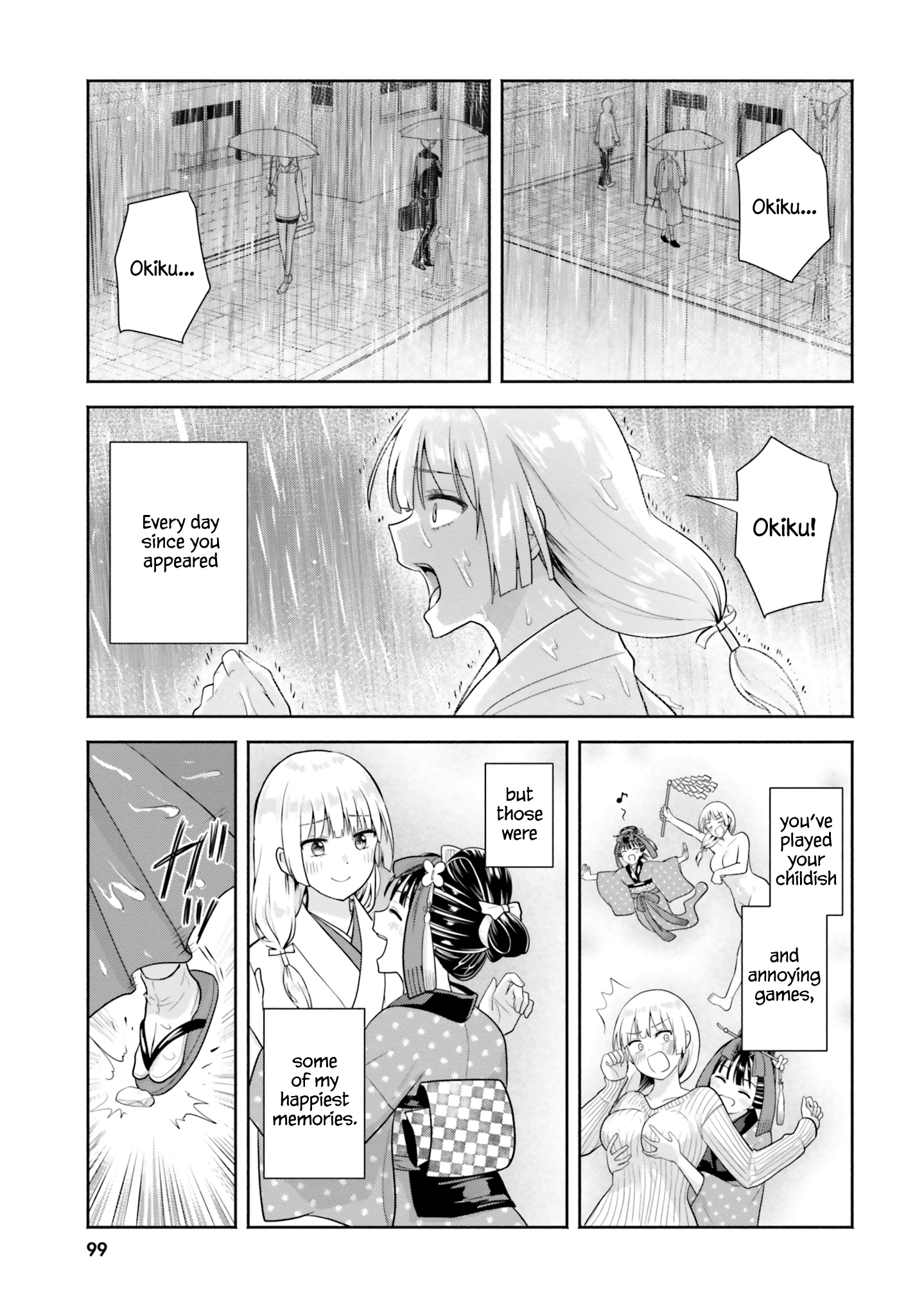 Okiku-San Wa Ichatsukitai - Vol.2 Chapter 9: I Fell In Love With Her.