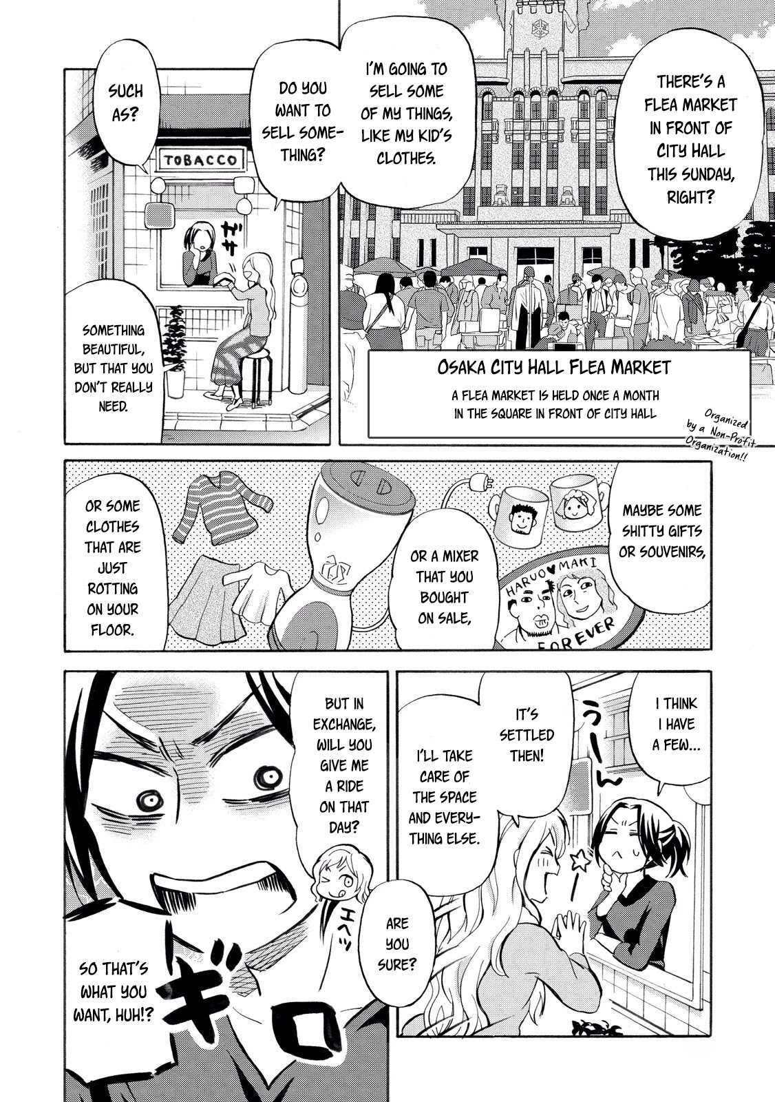 Hannari Girori No Yoriko-San - Chapter 21: Yoriko-San & The Flea Market