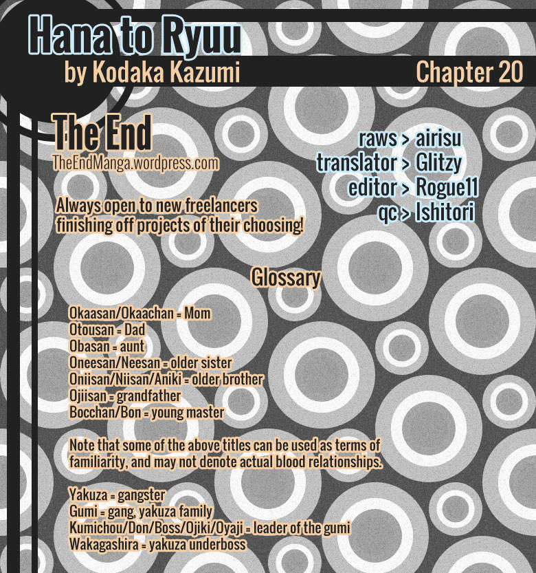 Hana To Ryuu - Chapter 20