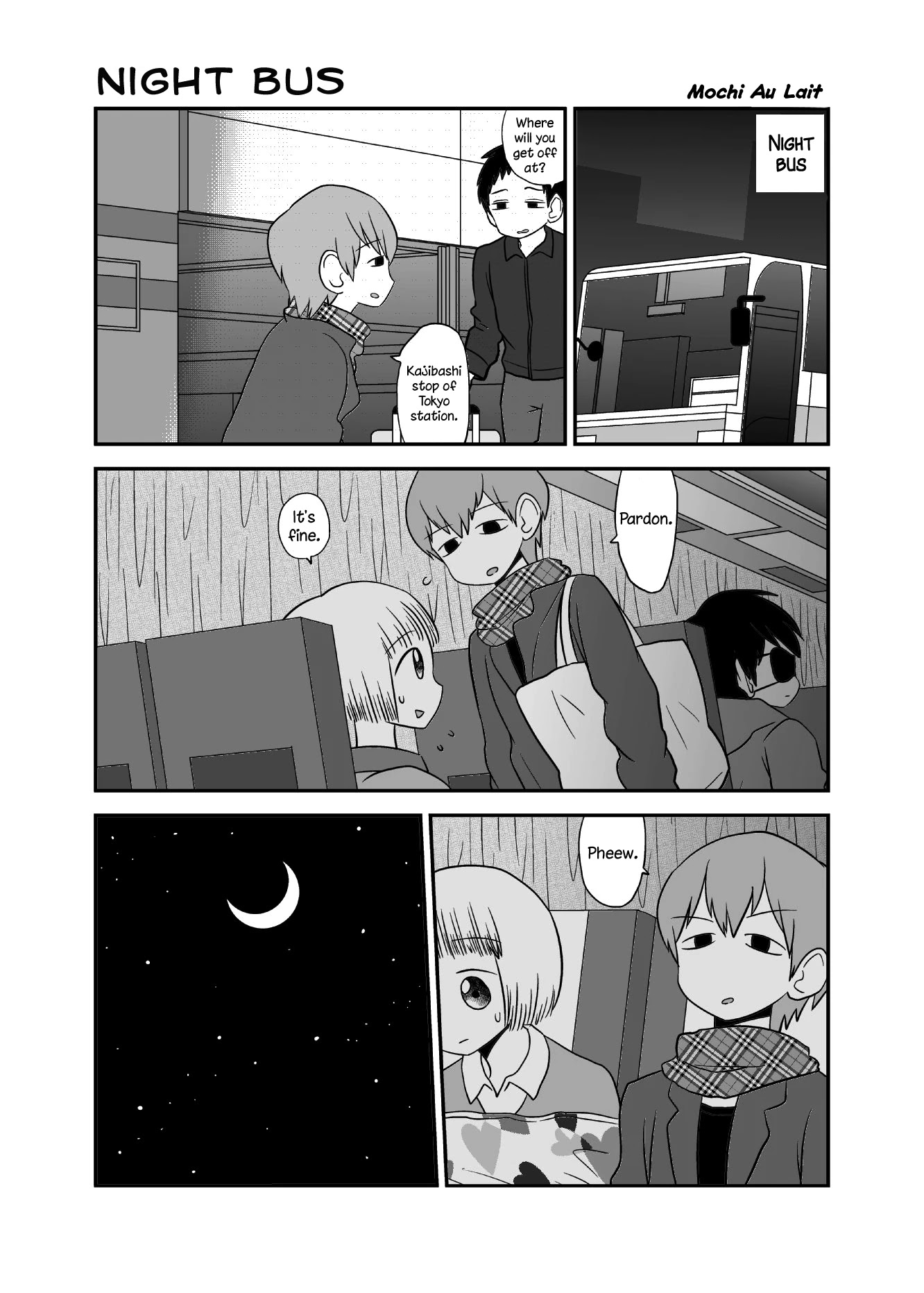 Mochi Au Lait's Short One-Shots Collection - Chapter 20: Night Bus