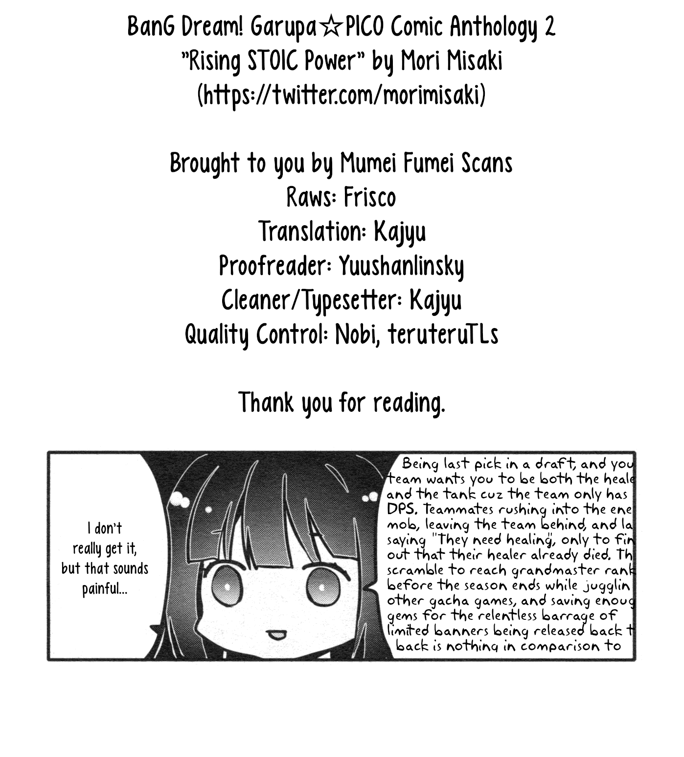 Bang Dream! Girls Band Party!☆Pico Comic Anthology - Vol.2 Chapter 26: Rising Stoic Power