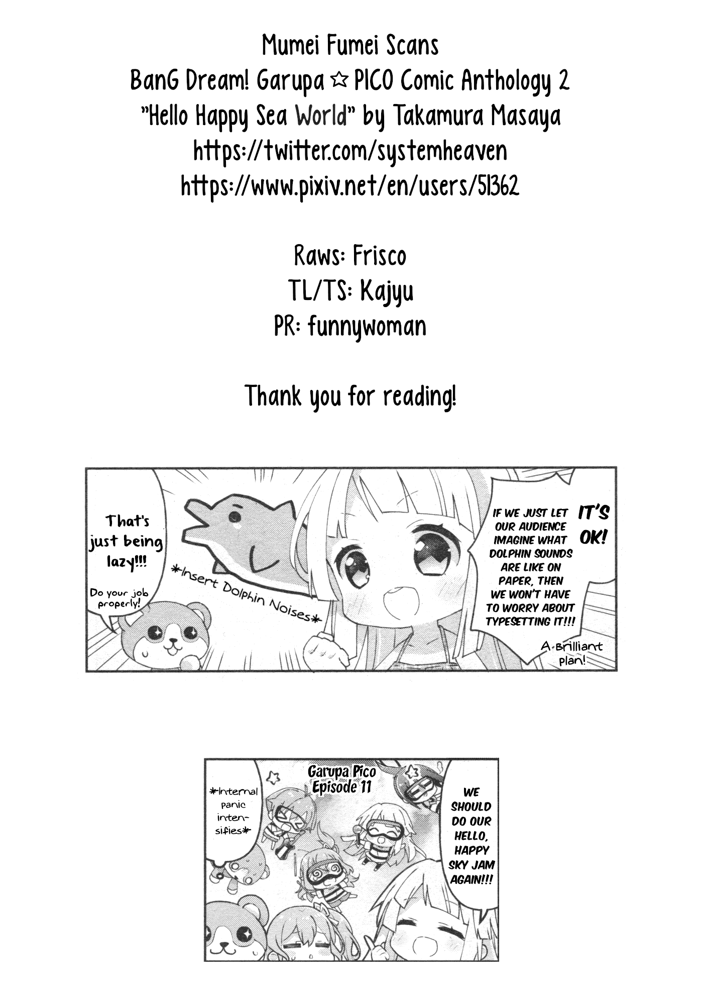 Bang Dream! Girls Band Party!☆Pico Comic Anthology - Chapter 29: Hello Happy Sea World!