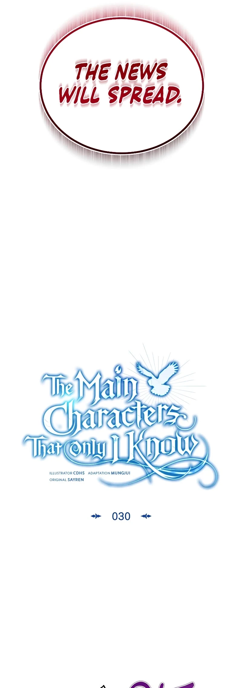 The Main Characters That Only I Know - Chapter 30