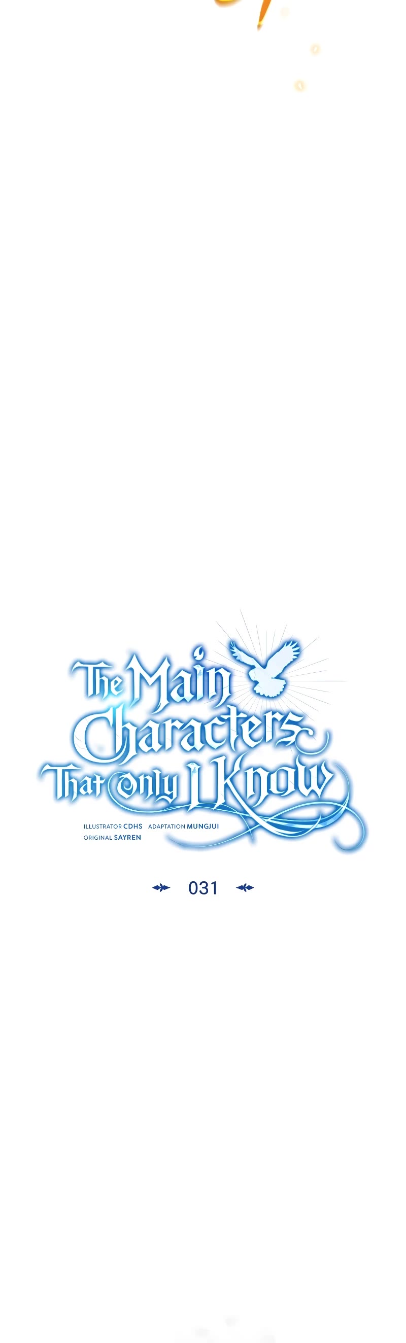 The Main Characters That Only I Know - Chapter 31