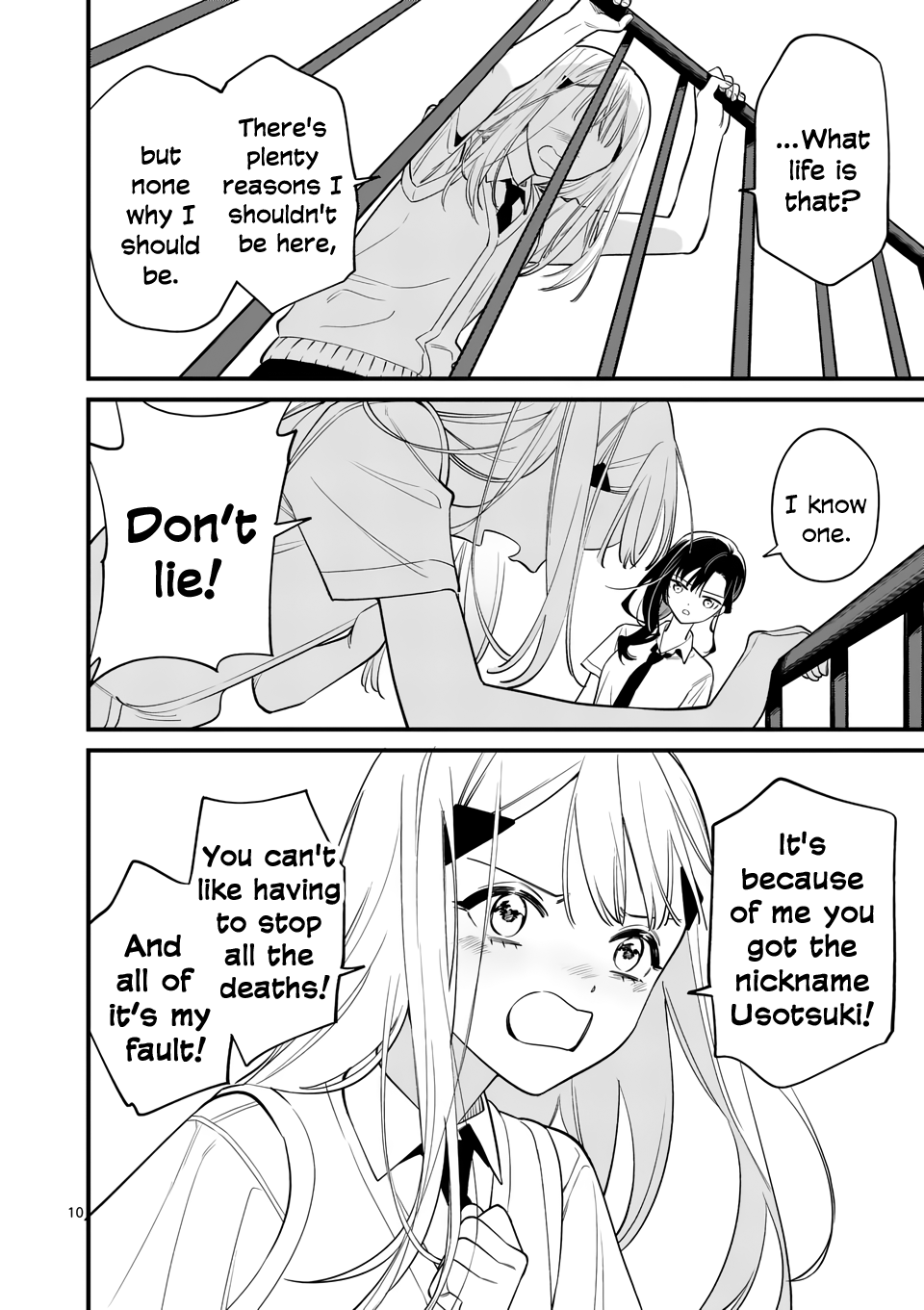 Liar Satsuki Can See Death - Vol.9 Chapter 82: Indomitable