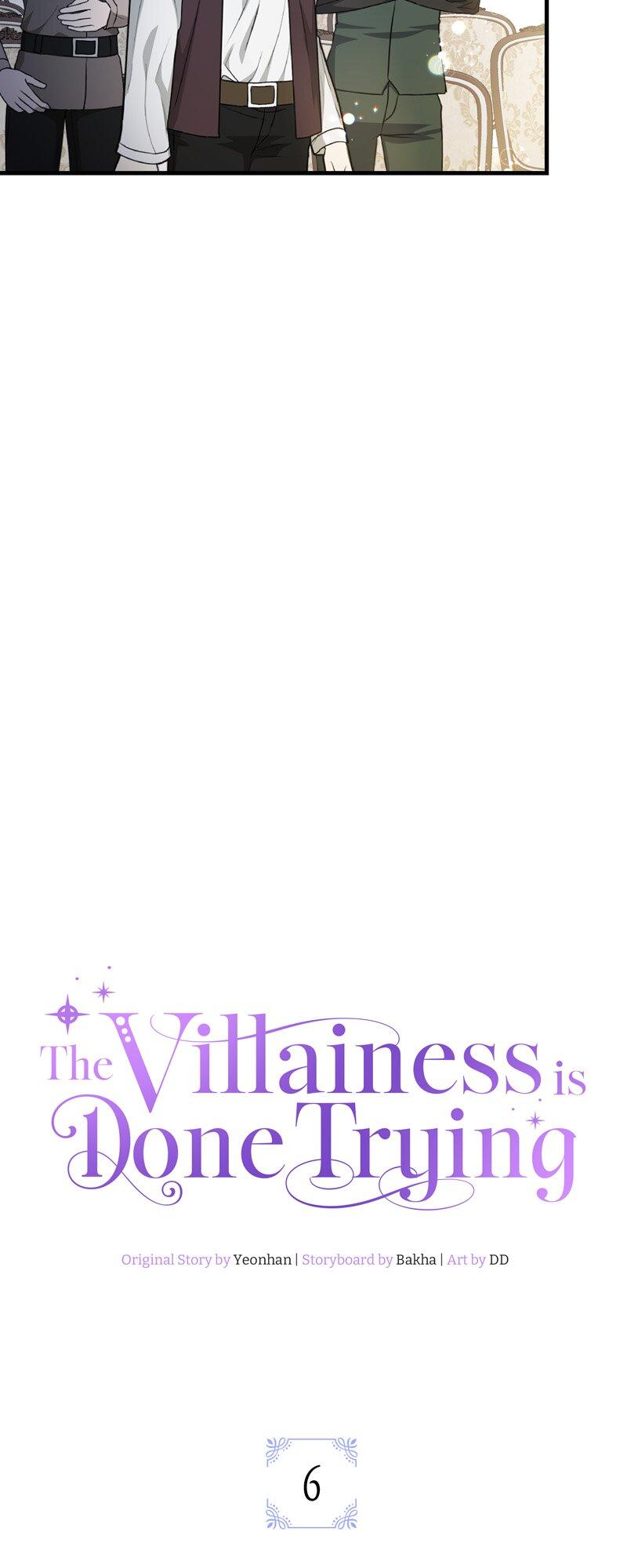 The Villainess Is Done Trying - Chapter 6