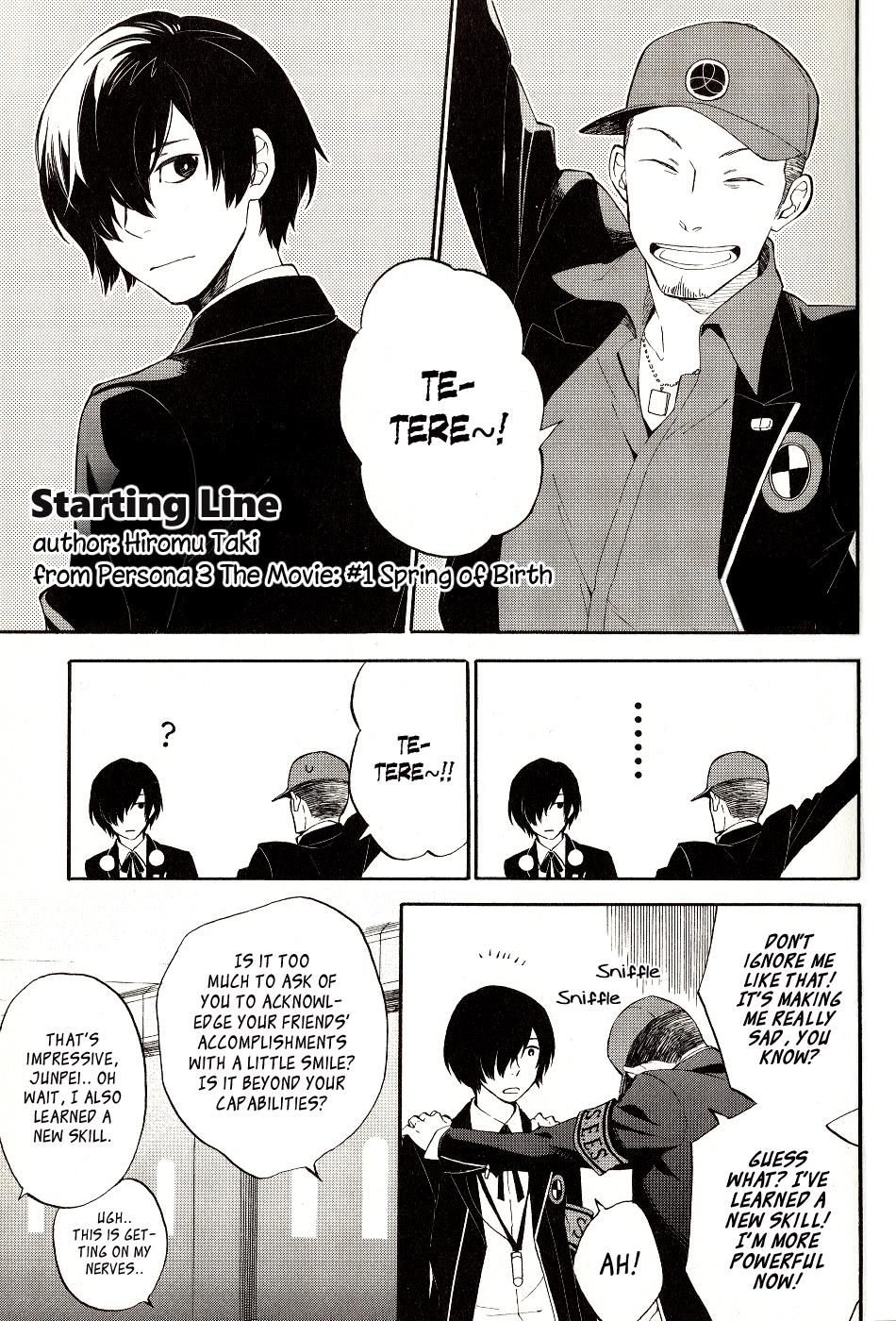 Persona 3 The Movie Dengeki Comic Anthology - Vol.1 Chapter 2: Starting Line