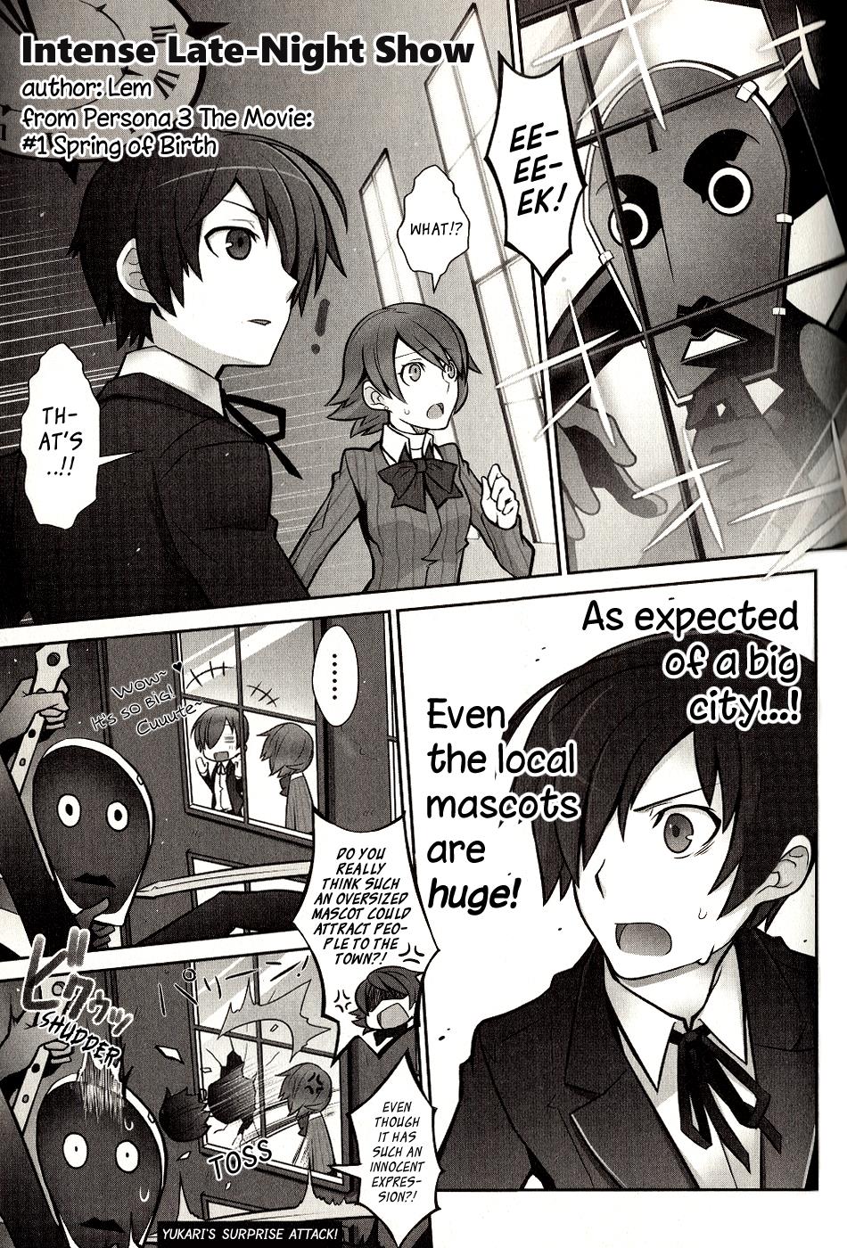 Persona 3 The Movie Dengeki Comic Anthology - Vol.1 Chapter 3: Intense Late-Night Show