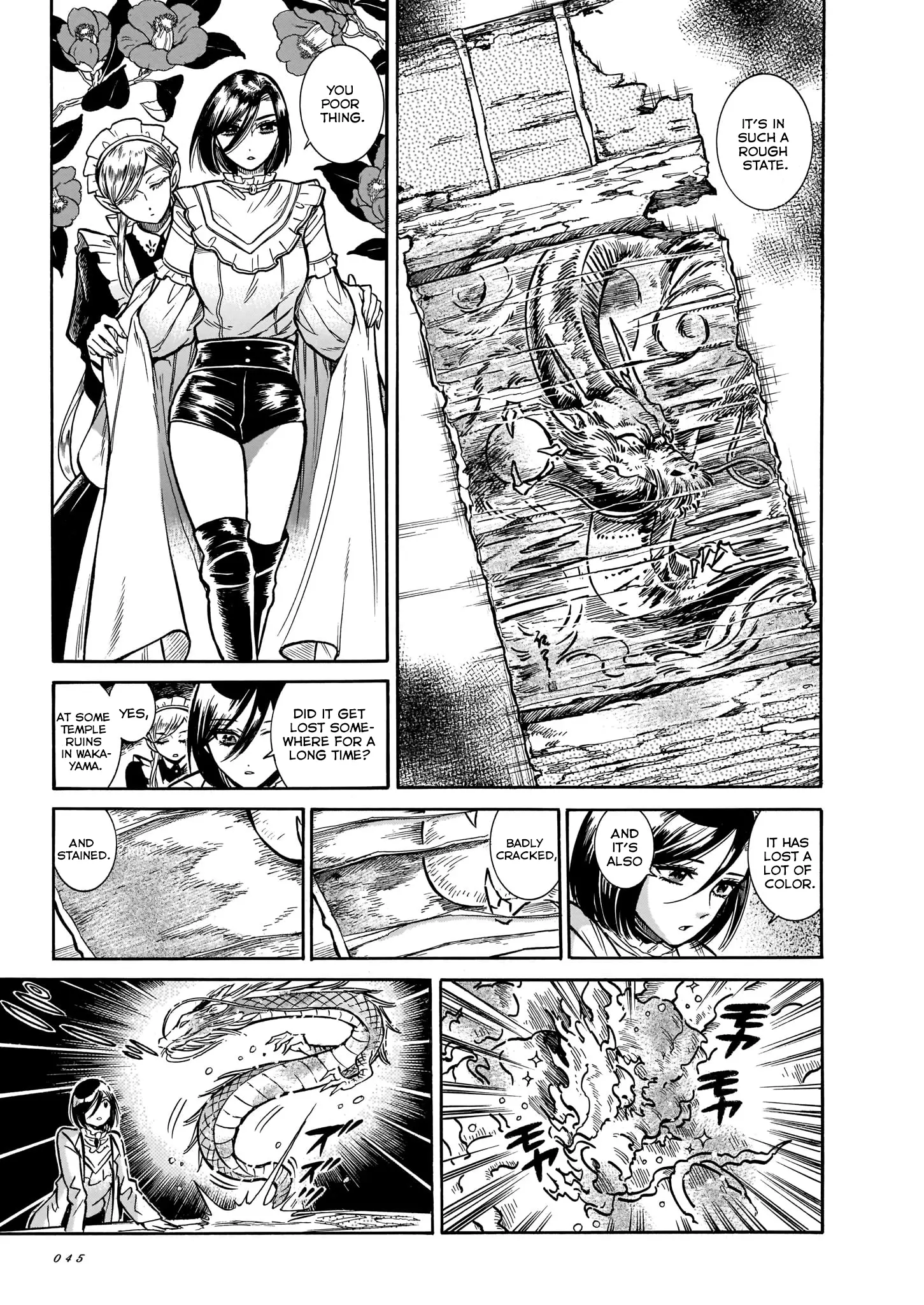 Beni Tsubaki - Vol.2 Chapter 14: Ryūjin: Hanging Scroll Restoration - First Half