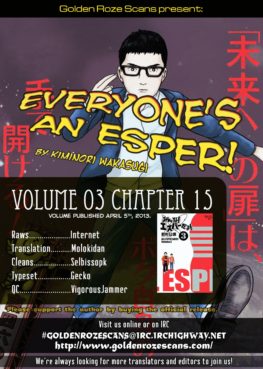 Minna! Esper Da Yo! - Vol.3 Chapter 15 : Nekochanner