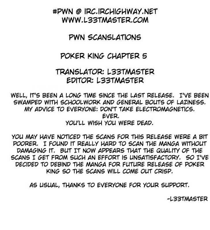 Poker King - Vol.1 Chapter 5 : The Last Moment