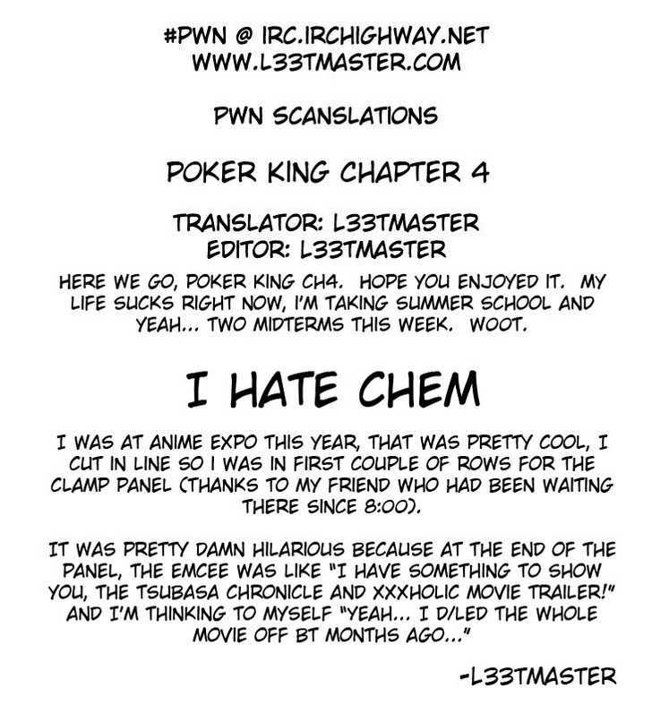 Poker King - Vol.1 Chapter 4 : Unexpected Combat!