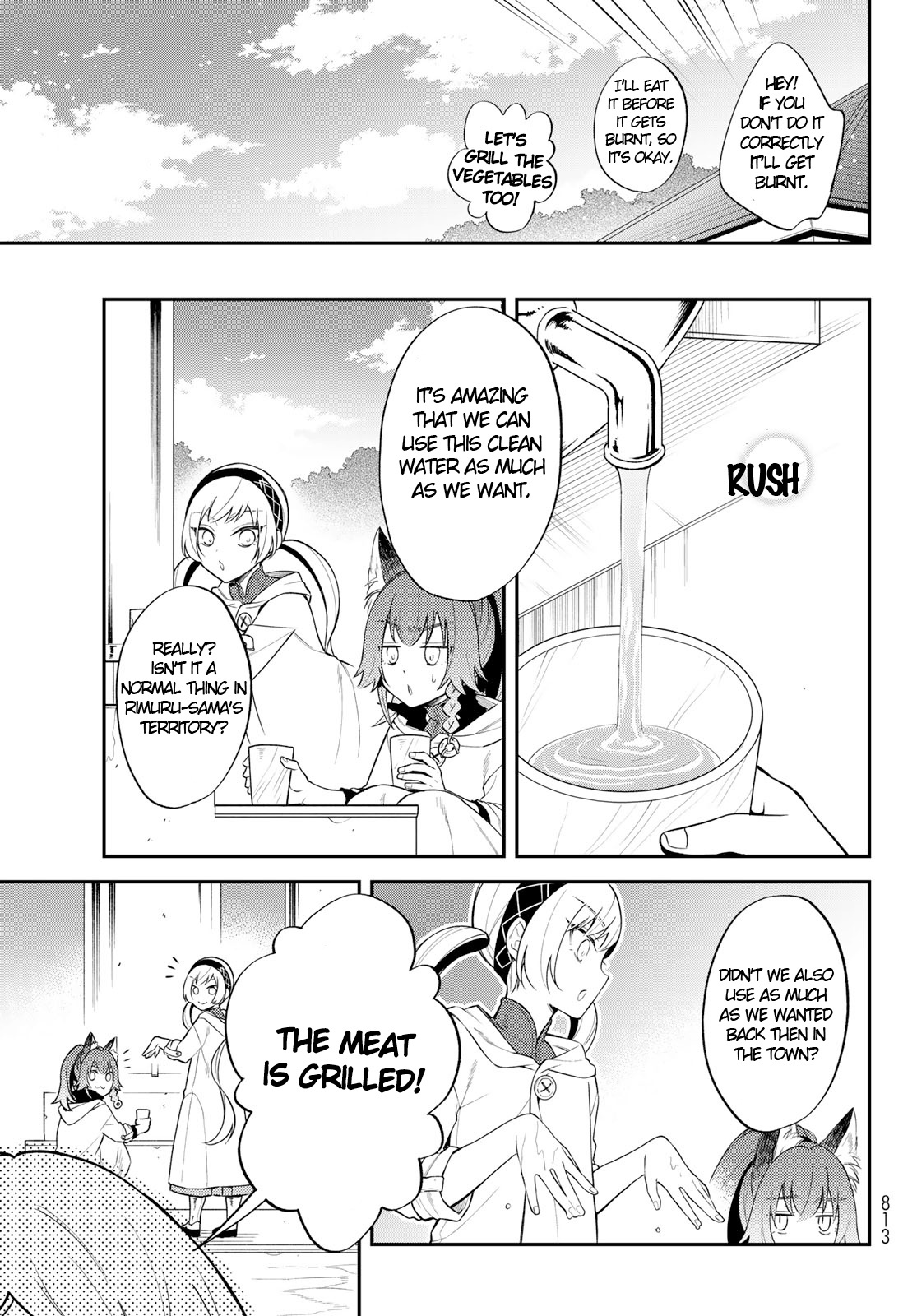 Tensei Shitara Slime Datta Ken Ibun ~Makoku Gurashi No Trinity~ - Vol.7 Chapter 46: Our First Human Country (Part 1)