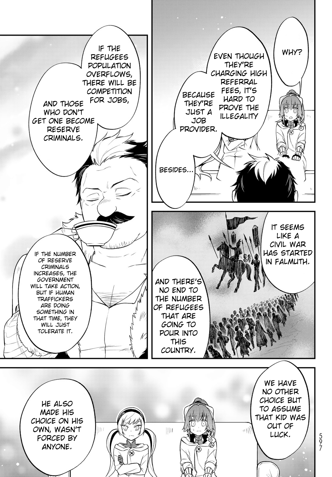 Tensei Shitara Slime Datta Ken Ibun ~Makoku Gurashi No Trinity~ - Vol.8 Chapter 48: Running Through Blumund (Part 1)