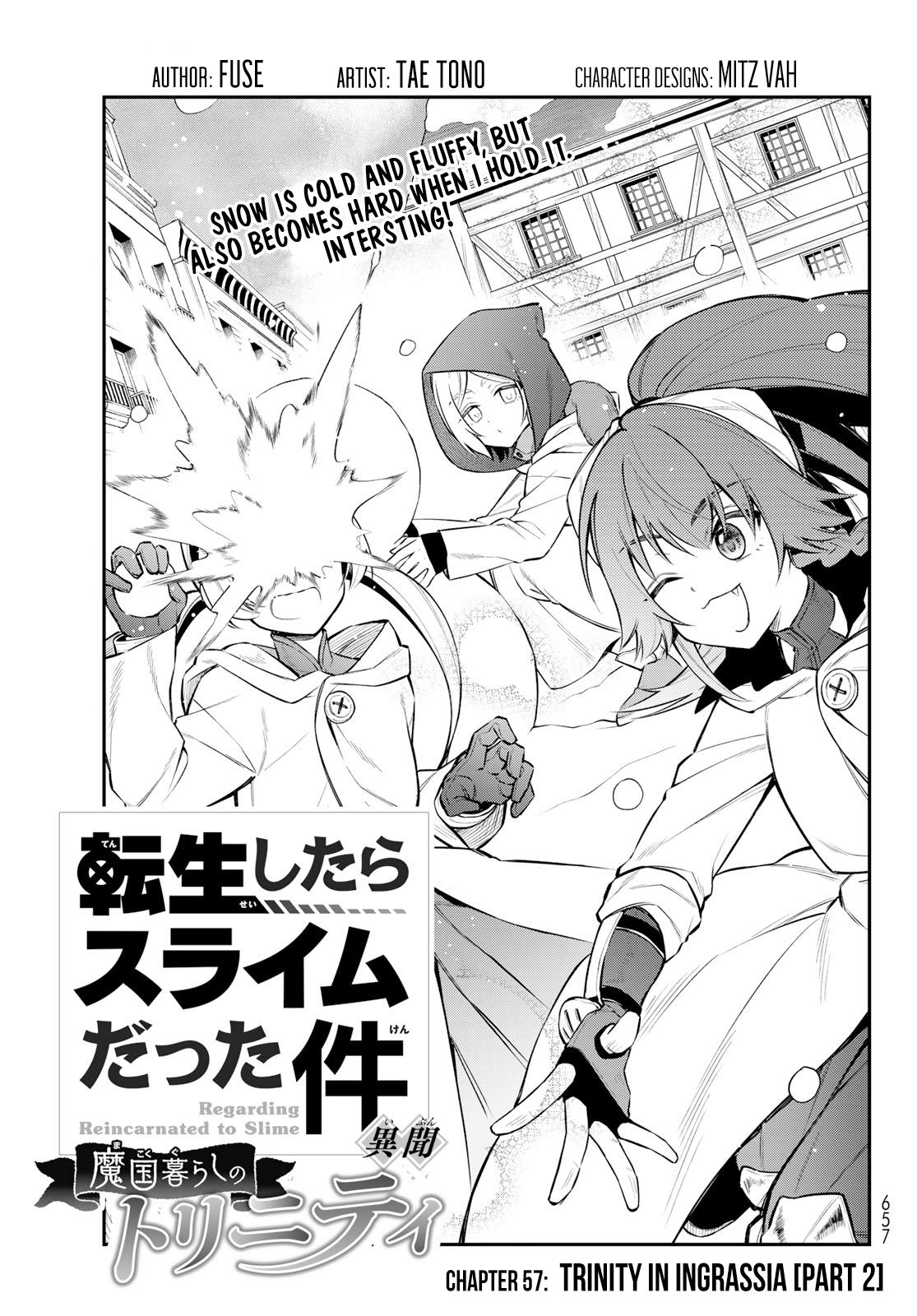 Tensei Shitara Slime Datta Ken Ibun ~Makoku Gurashi No Trinity~ - Vol.9 Chapter 57: Trinity In Ingrassia