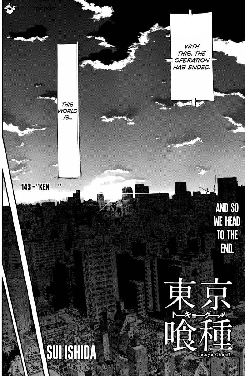 Tokyo Ghoul - Vol. 14 Chapter 143: + Epilogue: Ken