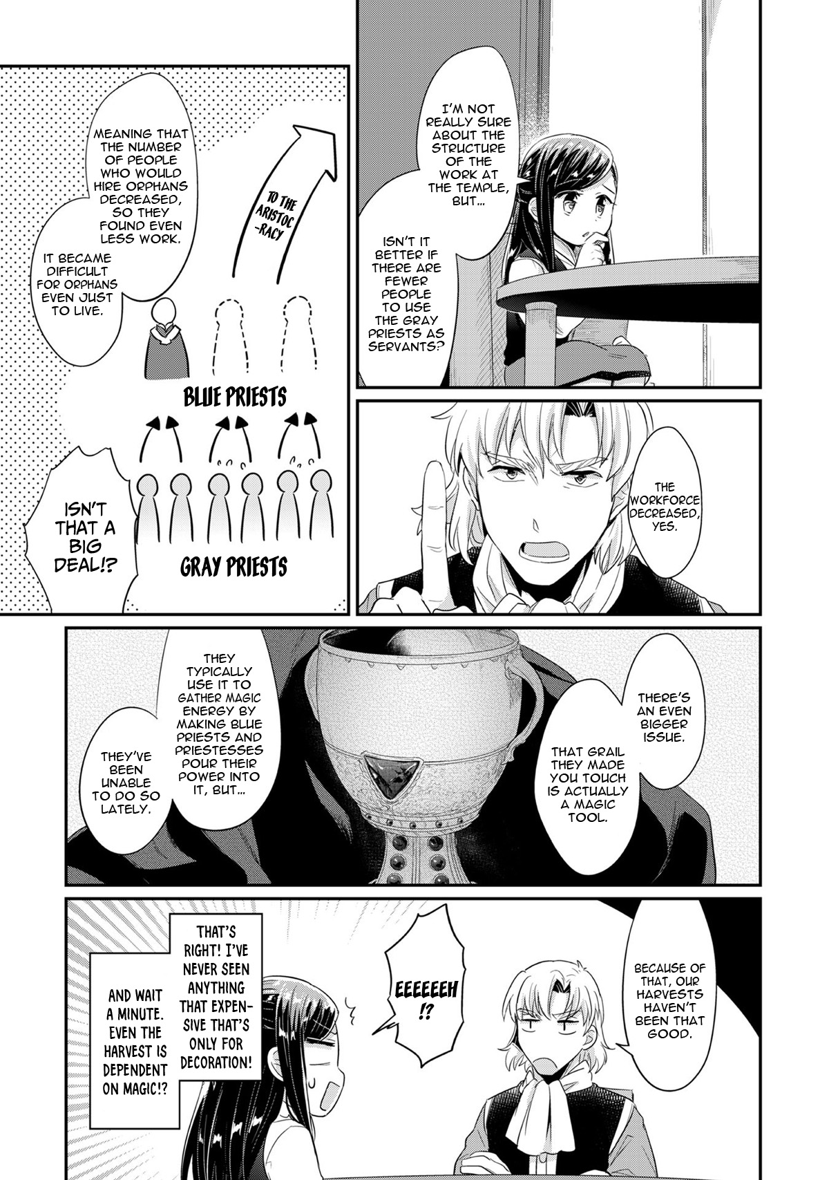 Honzuki No Gekokujou ~Shisho Ni Naru Tame Ni Wa Shudan Wo Erandeiraremasen~ Dai 1-Bu 「Hon Ga Nai Nara Tsukureba Ii!」 - Vol.7 Chapter 32: The Option To Be An Apprentice Priestess