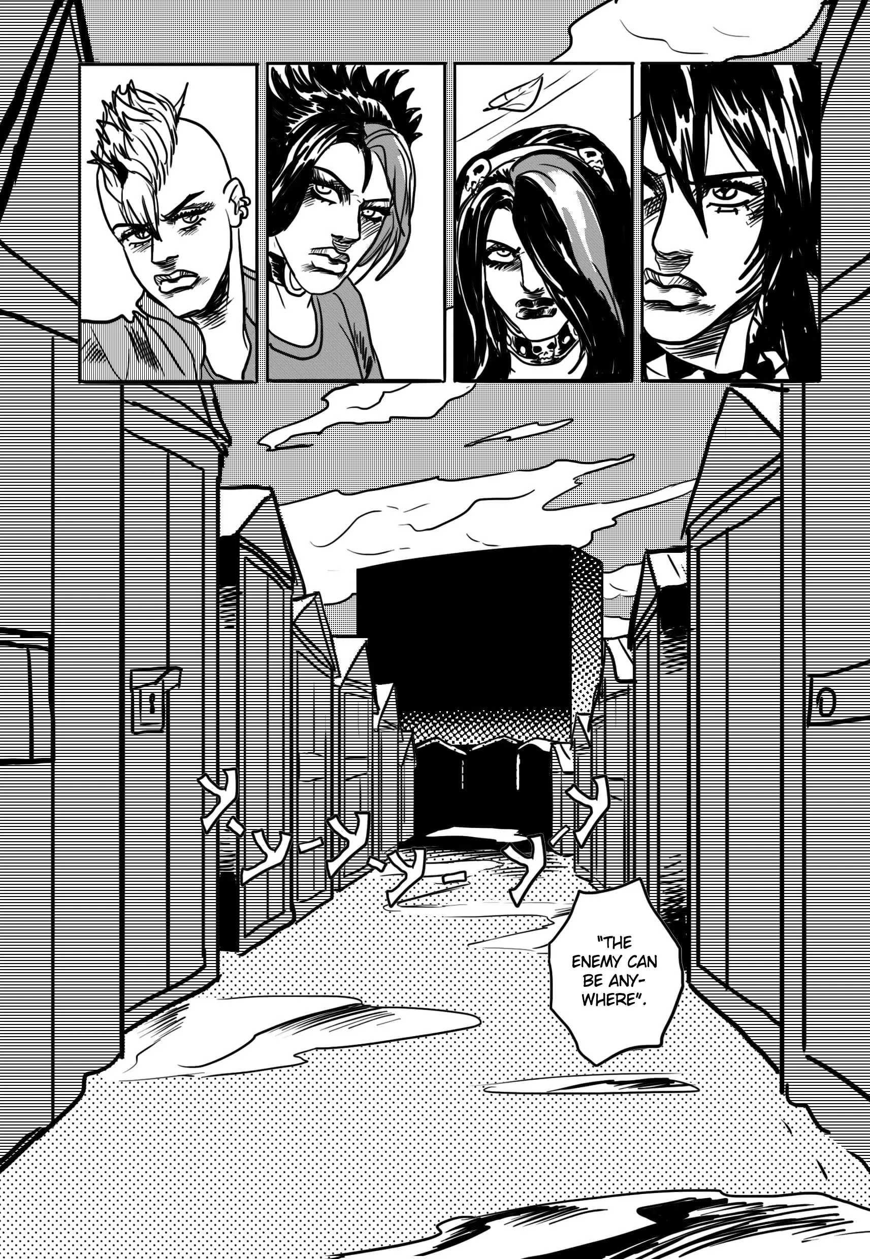 Jojo's Strange Ventures - Vol.1 Chapter 6: The Battle Behind Garages